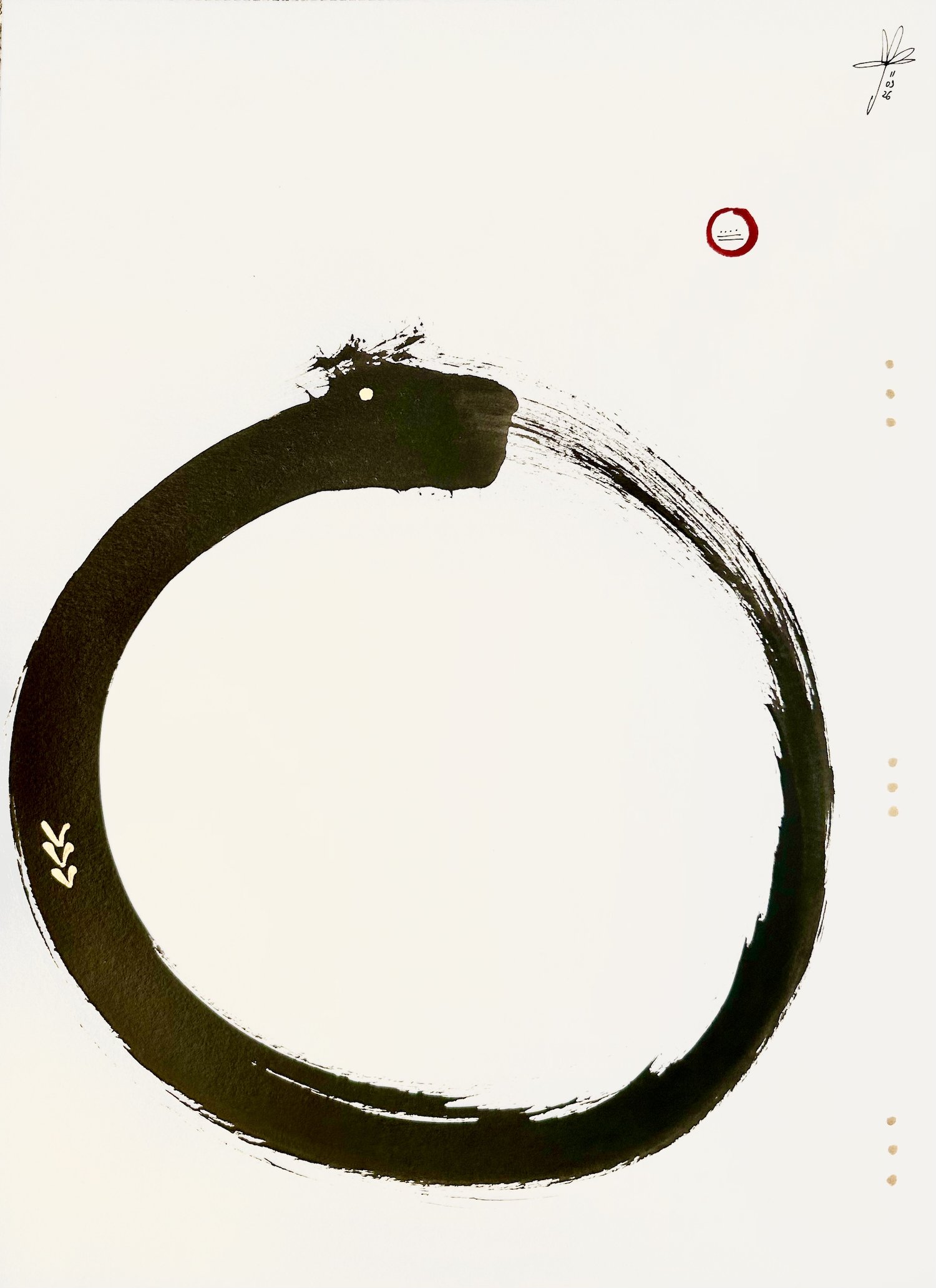   Ouroboros  29.7 x 40.7 cm watercolour paper 