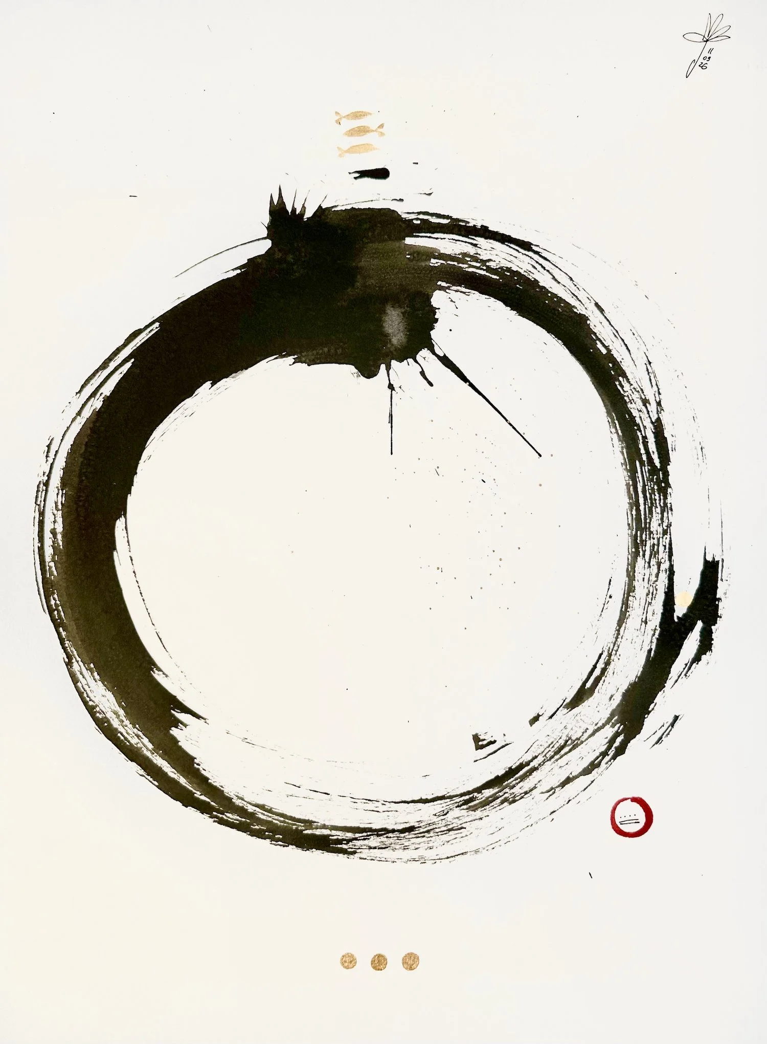   Eternal Flow  29.7 x 40.7 cm watercolour paper 
