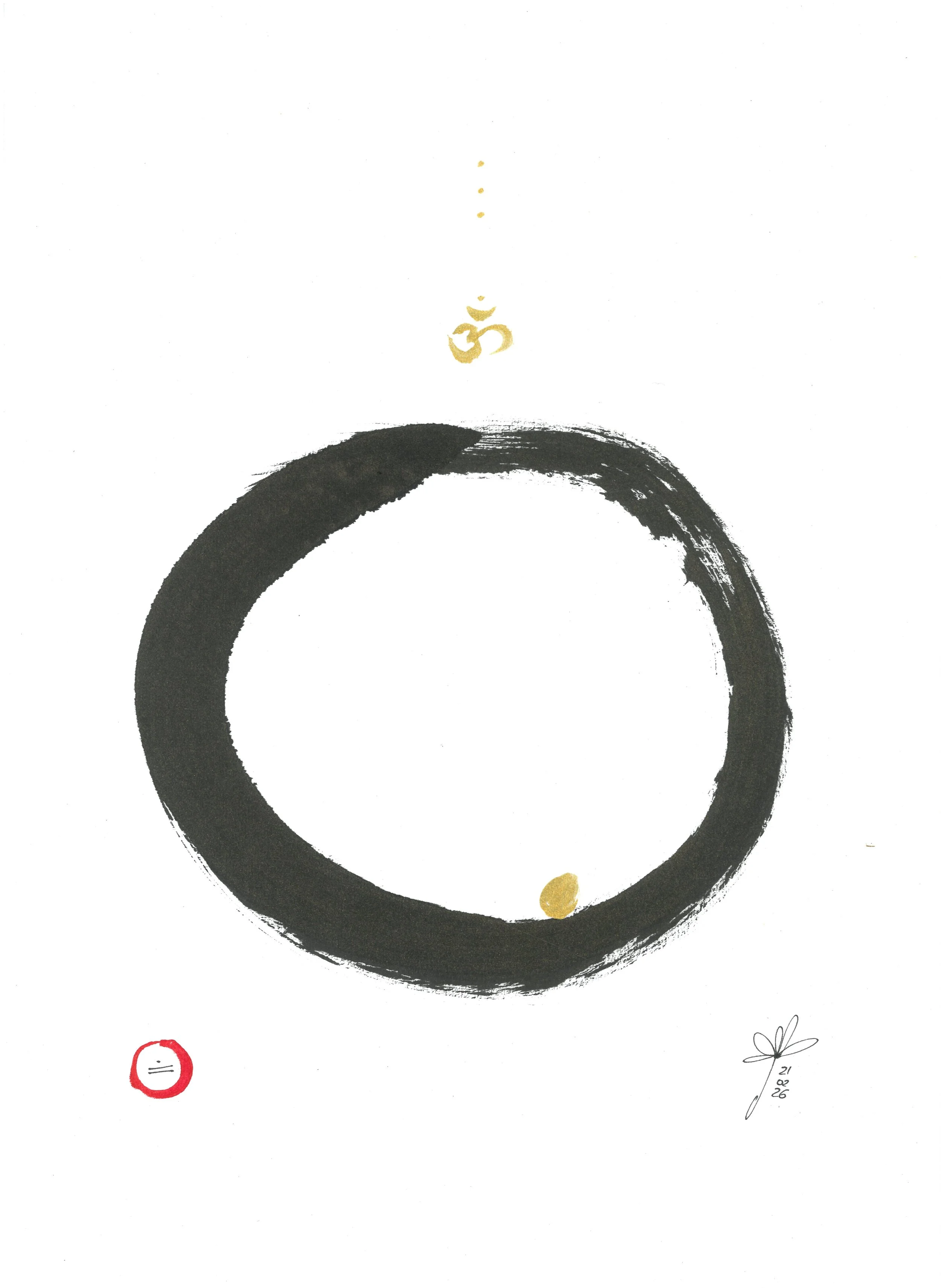   Genesis  24 x 33 cm Backed rice paper 