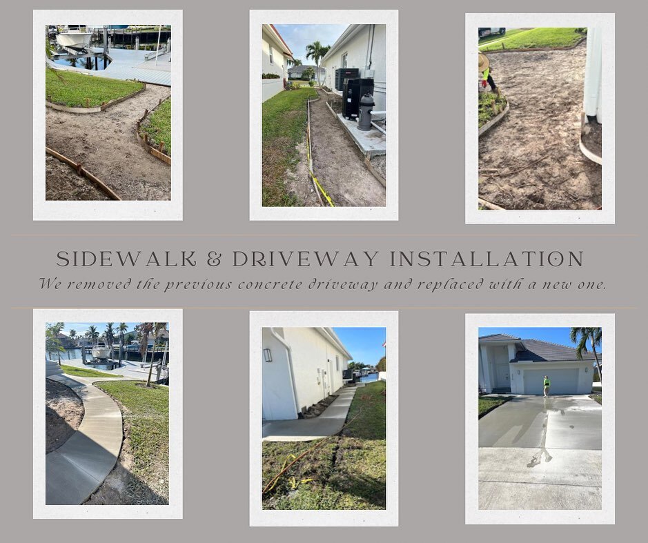 Sometimes it&rsquo;s time for a refresh! We removed this clients previous driveway, replaced with some fresh concrete and added in a nice pathway around the house to their back yard. Our clients were ecstatic with the finished project! 

🇺🇸 America