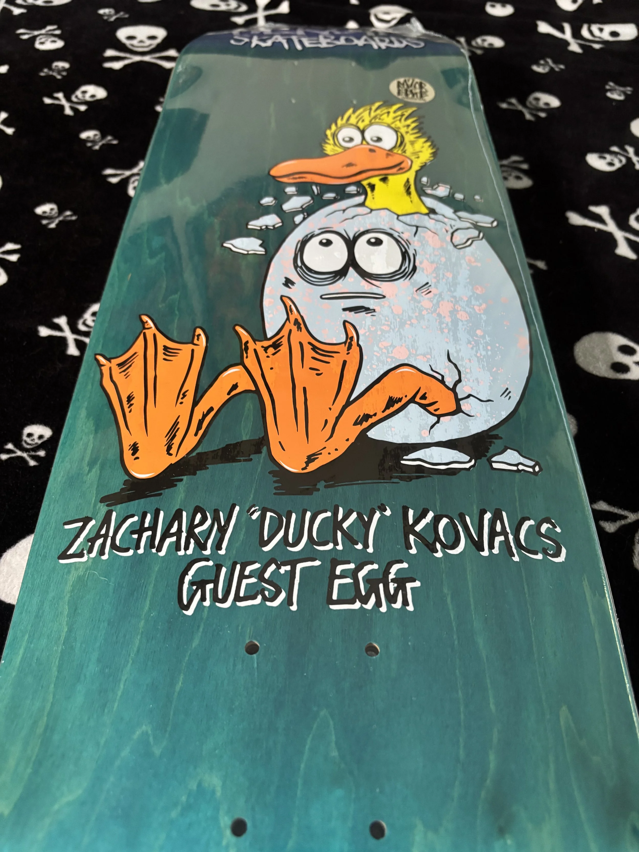HEROIN~ ZACHARY "DUCKY" KOVACS GUEST MODEL SKATEBOARD DECK