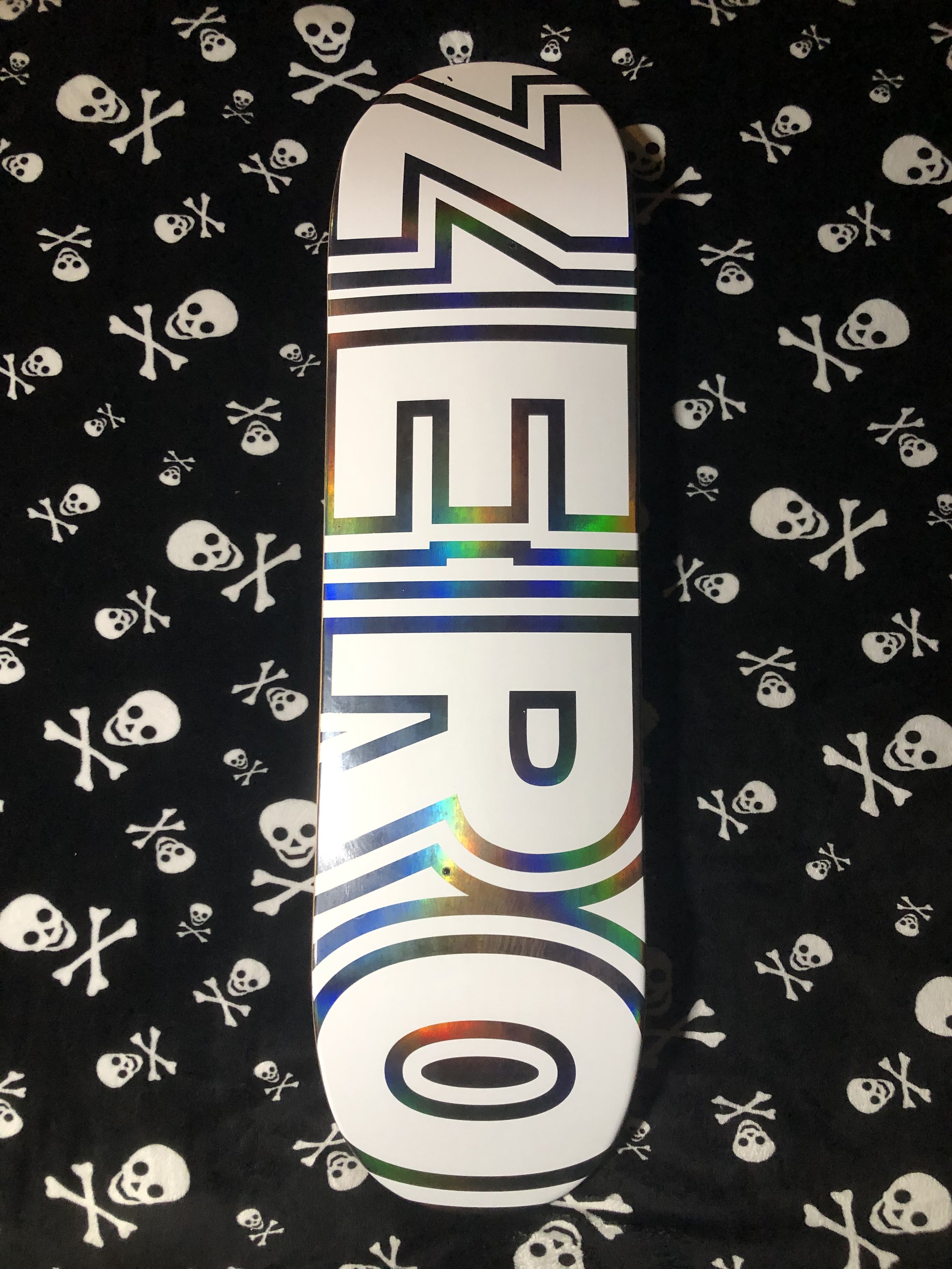 ZERO~ OIL SPILL BOLD SMALL BATCH SKATEBOARD DECK