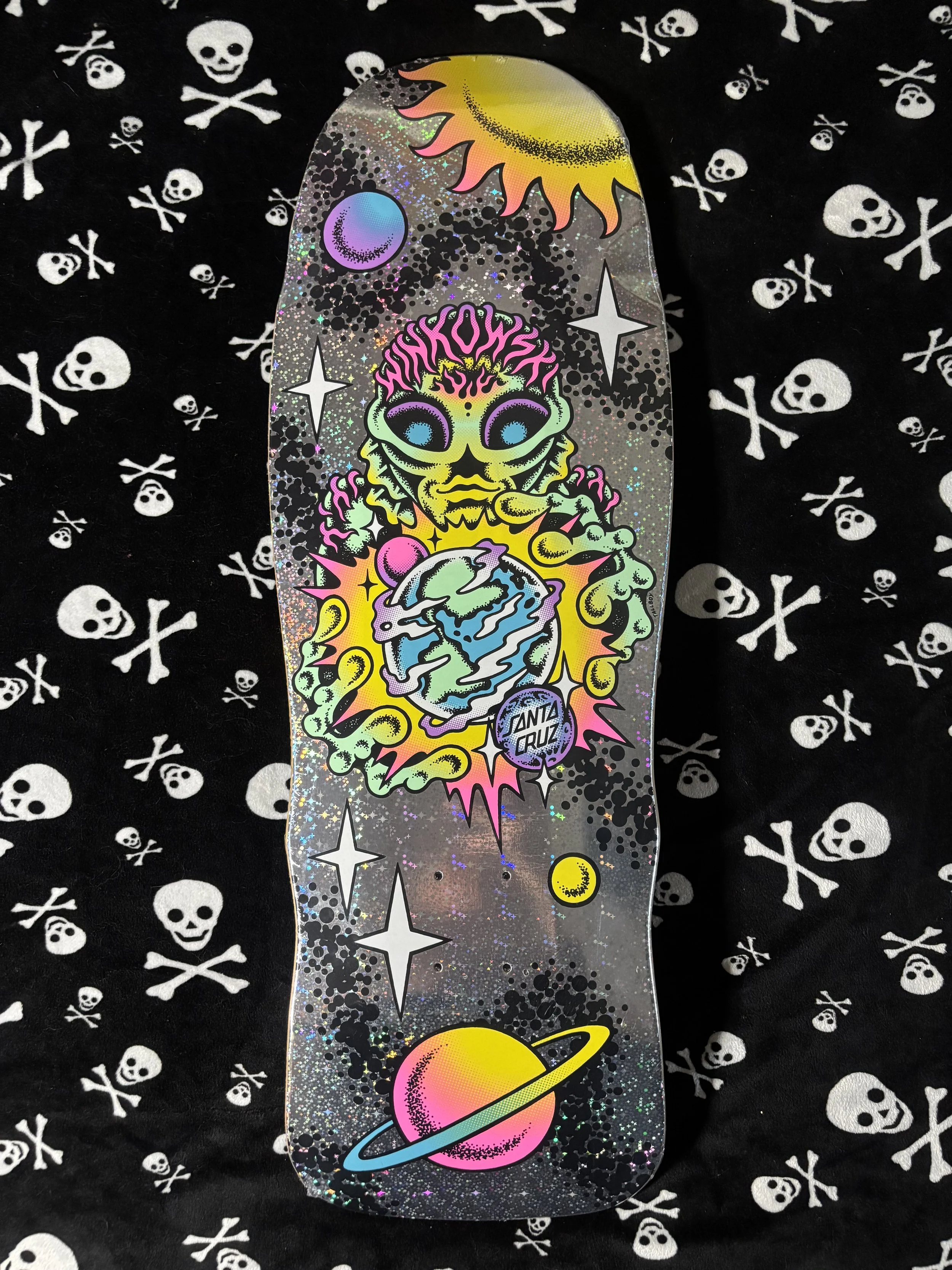 SANTA CRUZ~ WINKOWSKI COSMIC PRO SHAPED SKATEBOARD DECK