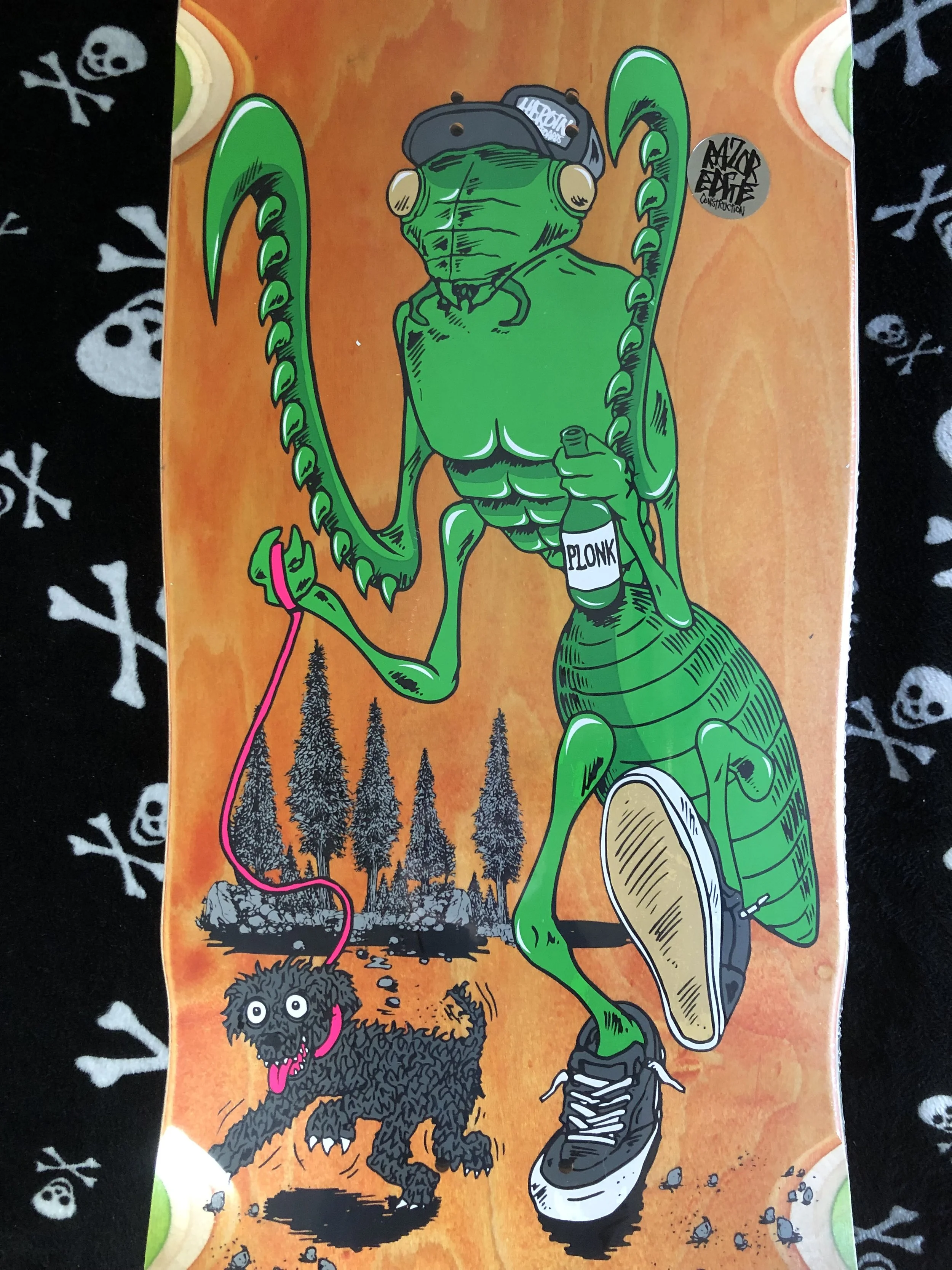 Dead Bug Dave Rookie HEROIN~ DEAD DAVE BUG SKATEBOARD DECK — DEATHGEAR PRODUCTS SKATE SHOP