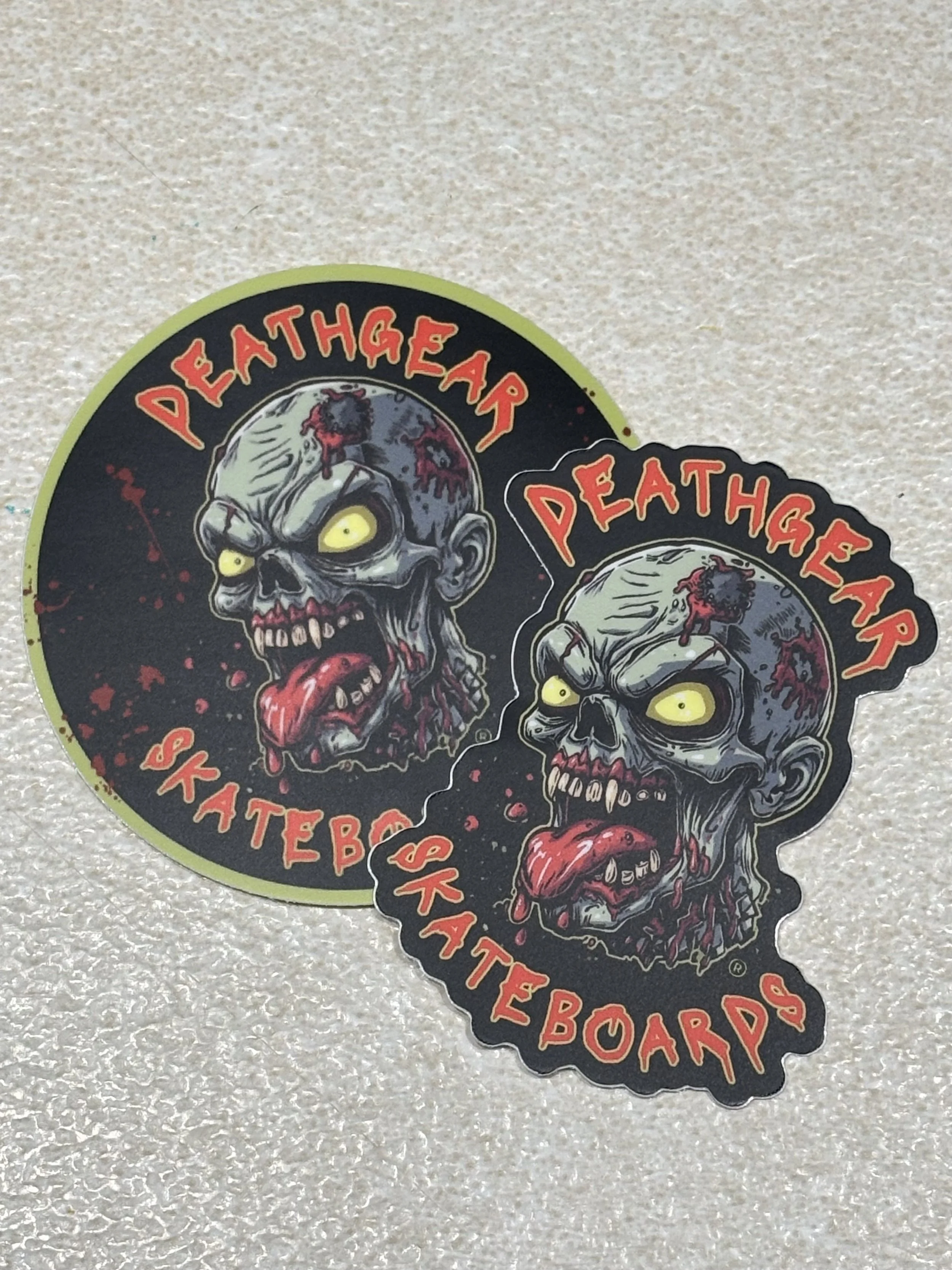 DEATHGEAR SKATEBOARDS~ UN-NAMED ZOMBIE 3"