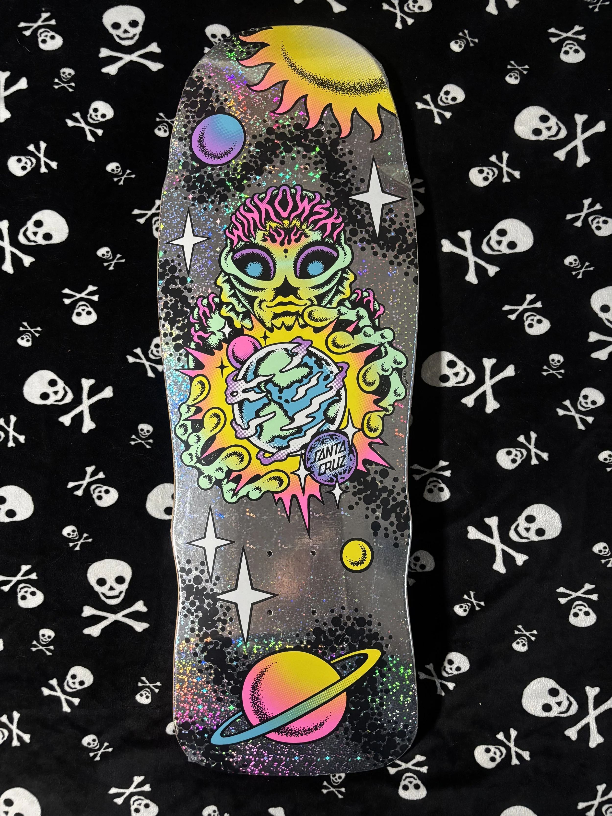 SANTA CRUZ~ WINKOWSKI COSMIC PRO SHAPED SKATEBOARD DECK