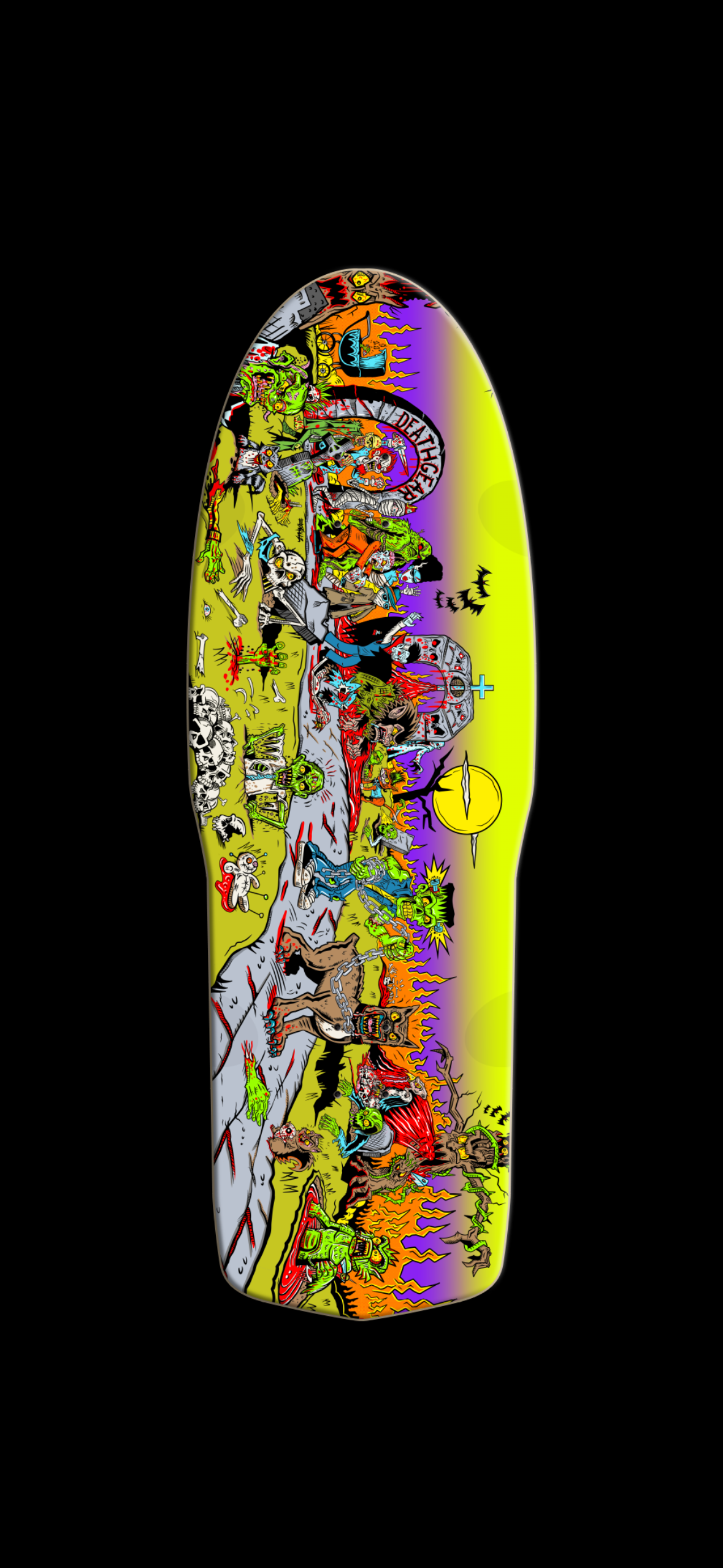 DEATHGEAR SKATEBOARDS~ “THERE GHOULS THE NEIGHBORHOOD”  EXTREMELY LIMITED TO 25  SKATEBOARD DECKS