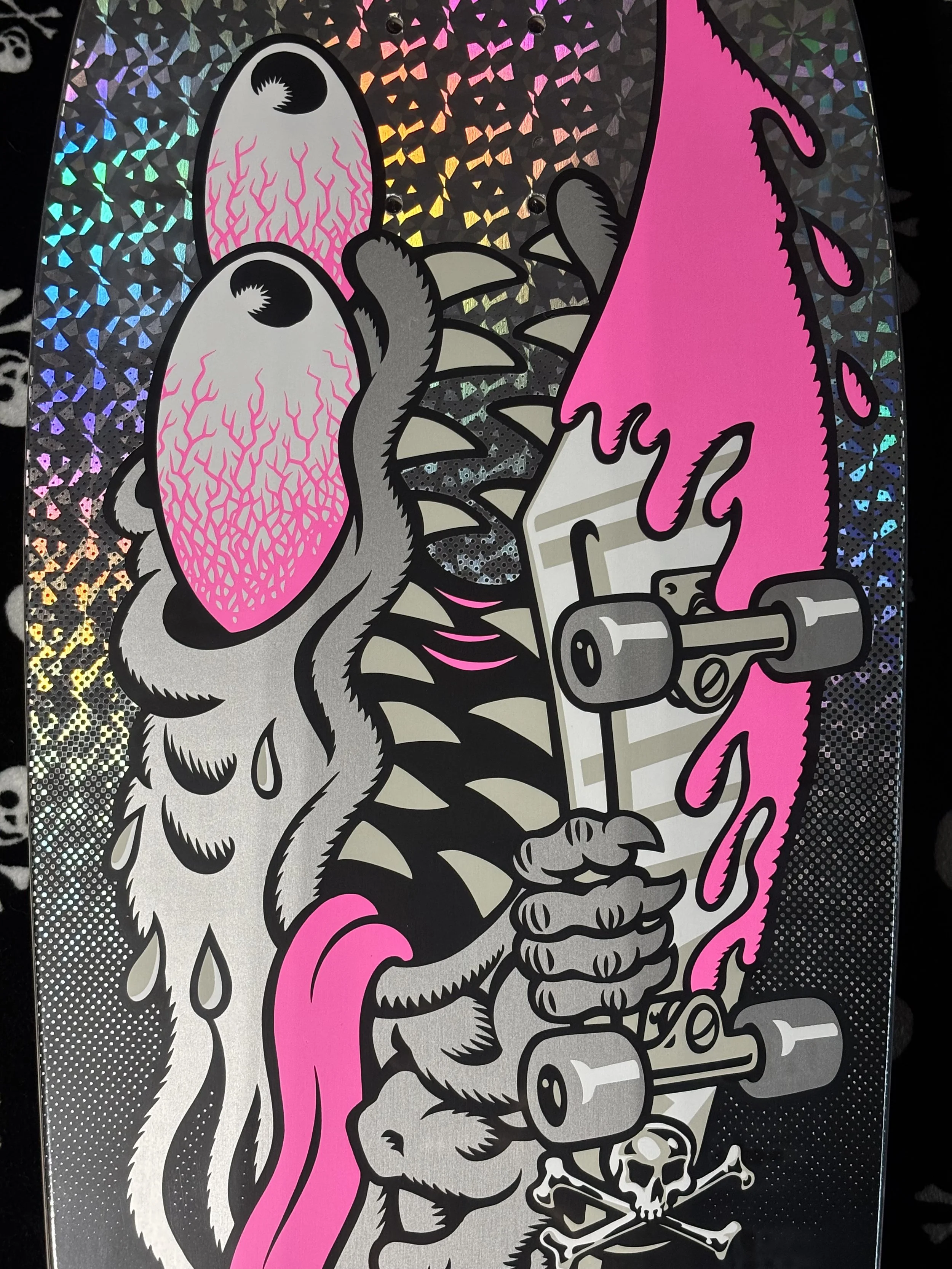 SANTA CRUZ~ MEEK SLASHER II REISSUE SKATEBOARD DECK