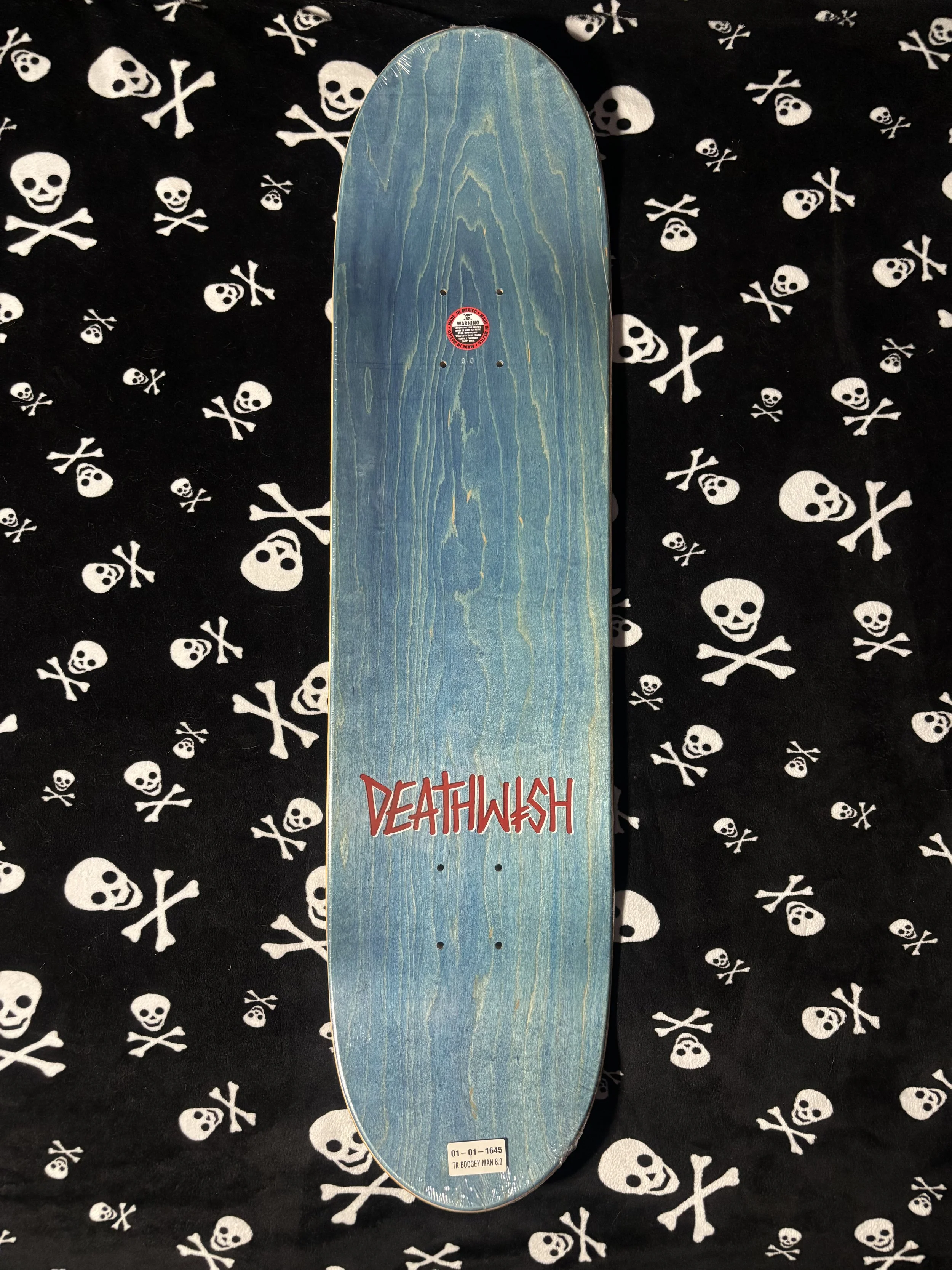 DEATHWISH~ TAYLOR KIRBY HALLOWEEN BOOGEY MAN SKATEBOARD DECK