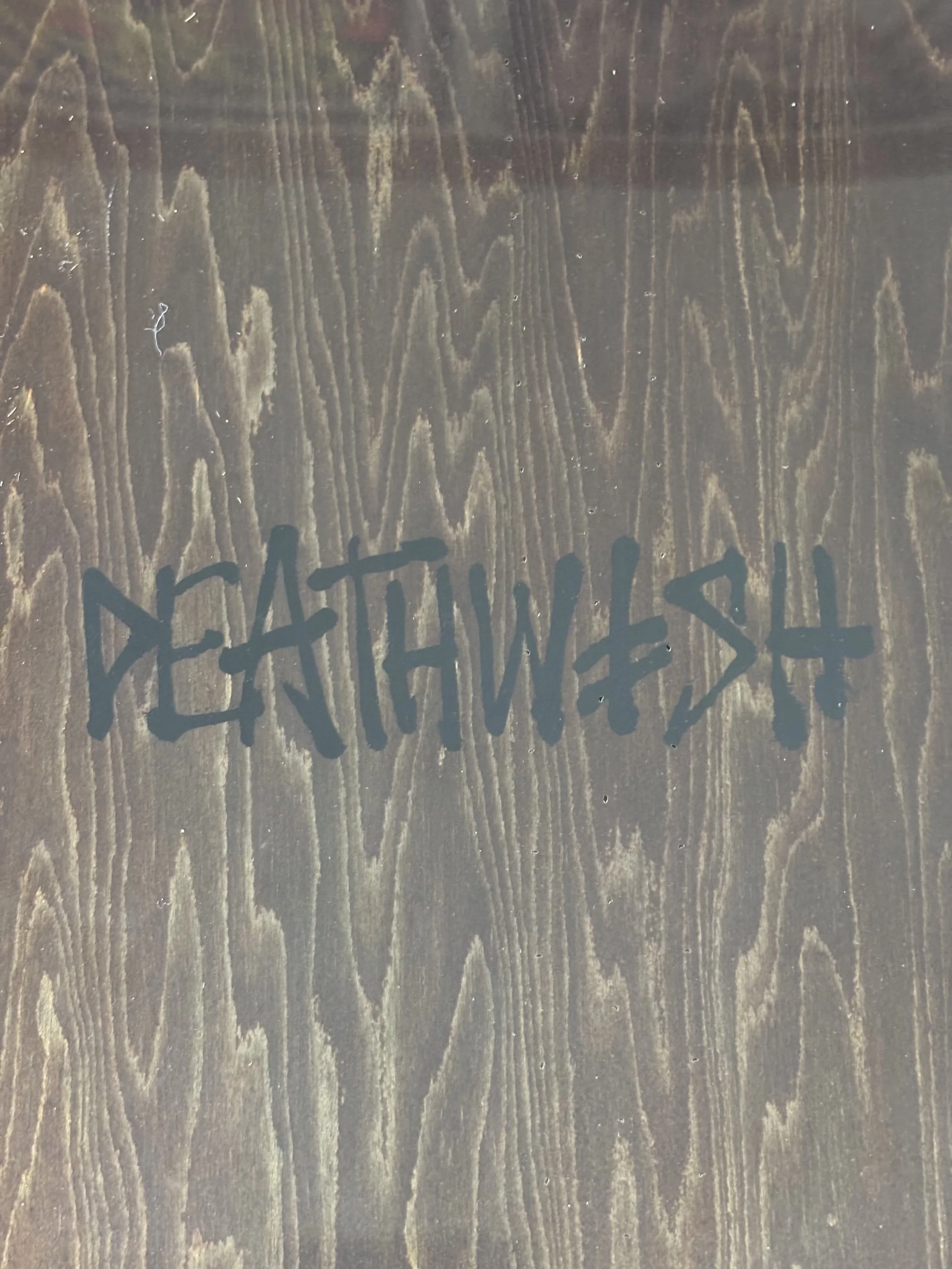 DEATHWISH~ OG DEATHSPRAY TV SKATEBOARD DECK