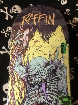 CREATURE~ RAFFIN BLOODBATH 3D PRO SKATEBOARD DECK