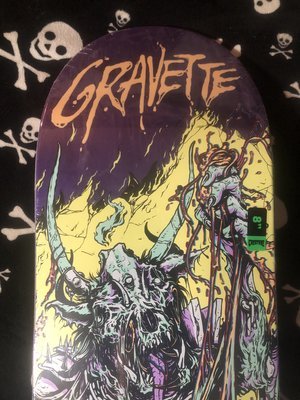 CREATURE~ GRAVETTE BLOODBATH 3D PRO SKATEBOARD DECK