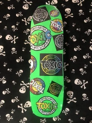 BRAND X TOXIC TOXIC TEAM DEMON SKATEBOARD DECK — DEATHGEAR