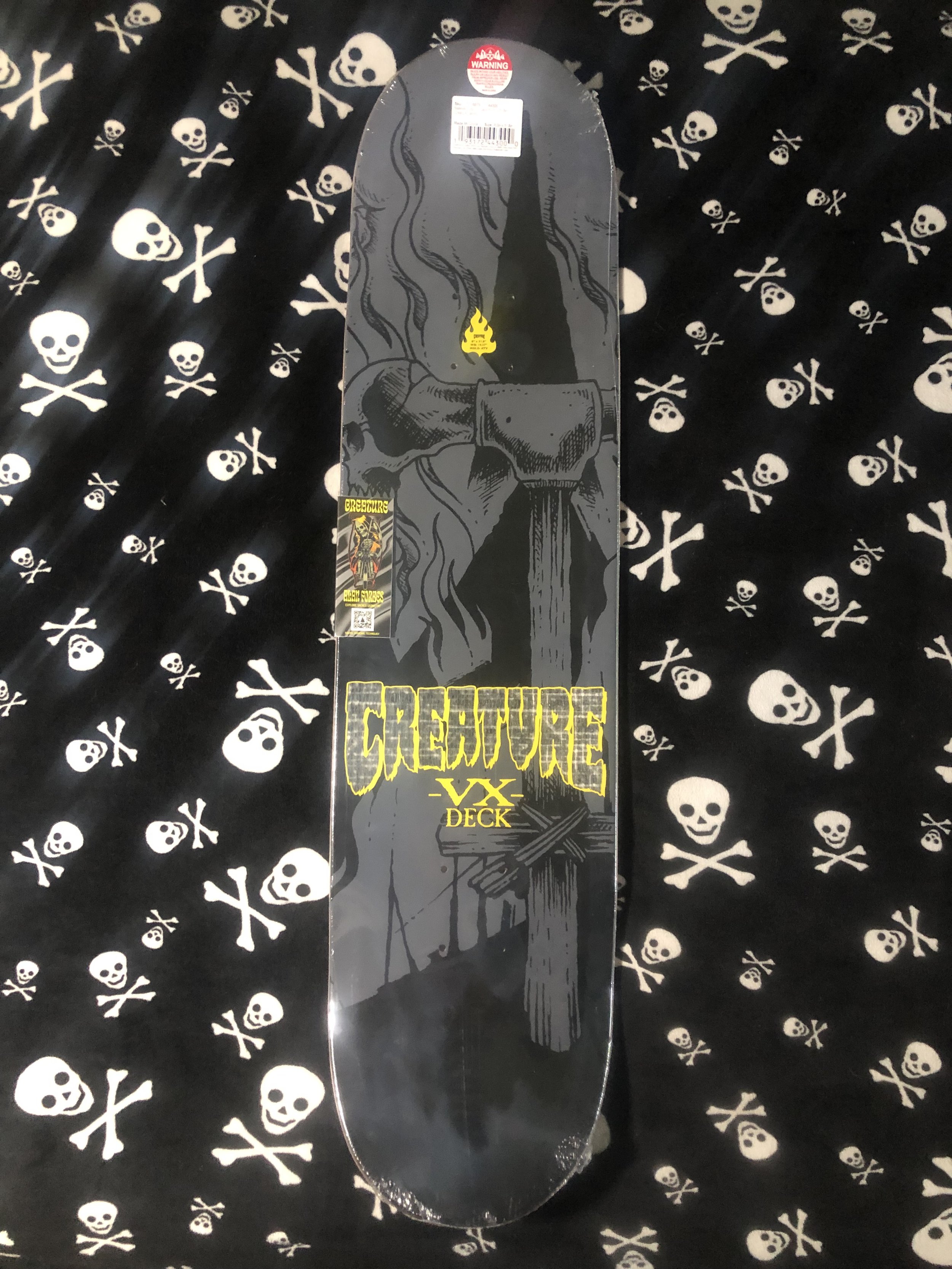 CREATURE~ BAEKKEL TRIPZ VX CREATURE SKATEBOARD DECK