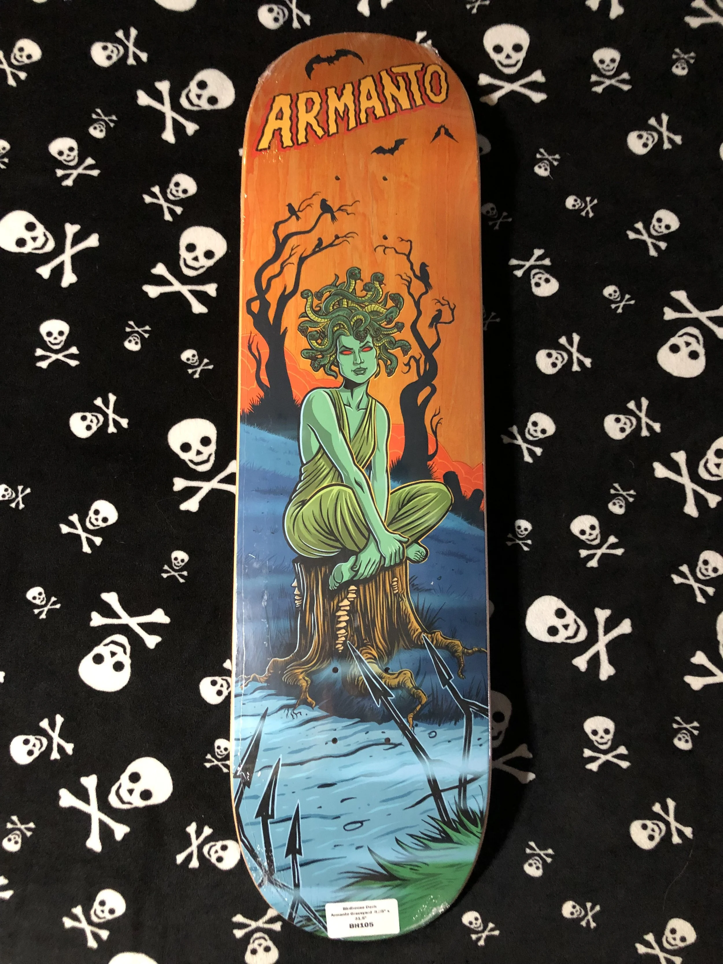 BIRDHOUSE LIZZIE ARMANTO GRAVEYARD SKATEBOARD DECK — DEATHGEAR PRODUCTS