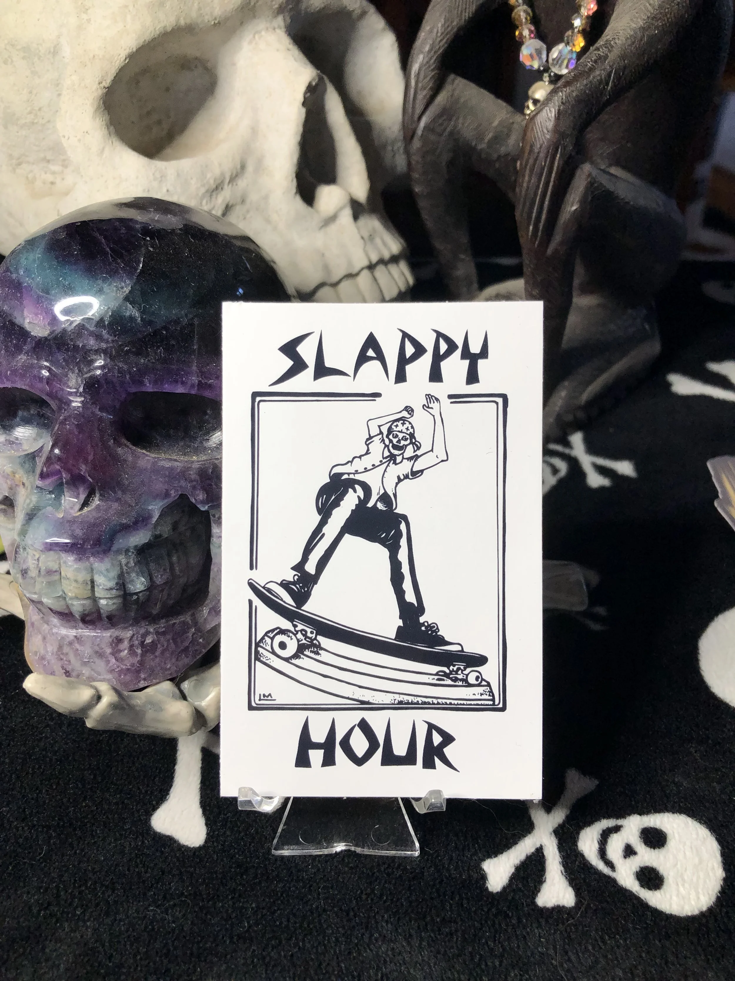 BLACK LABEL~ SLAPPY HOUR “POSSESSED TO SLAP” STICKER — DEATHGEAR ...