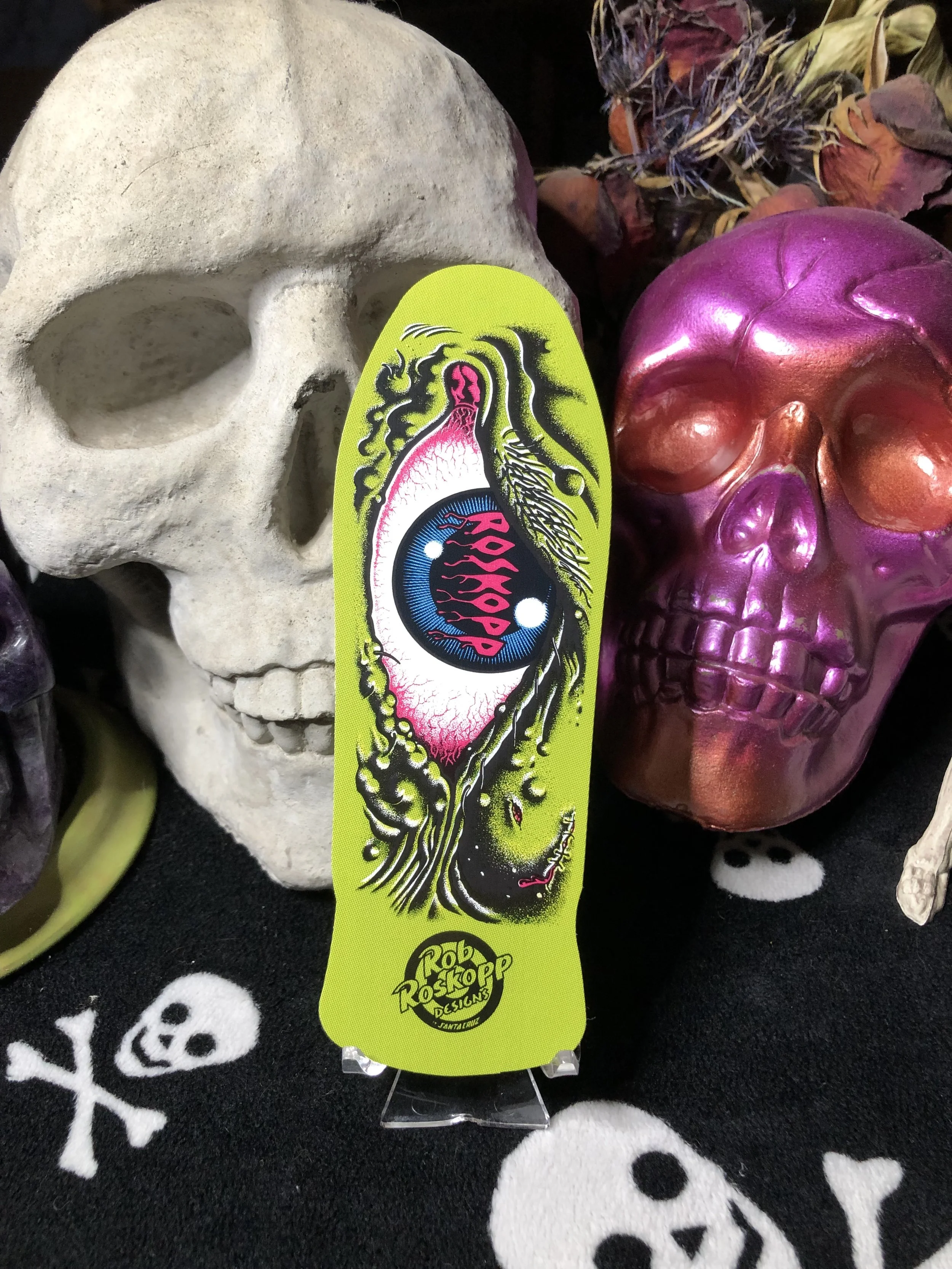 SANTA CRUZ~ ROSKOPP EYEBALL STICKER — DEATHGEAR PRODUCTS SKATE SHOP
