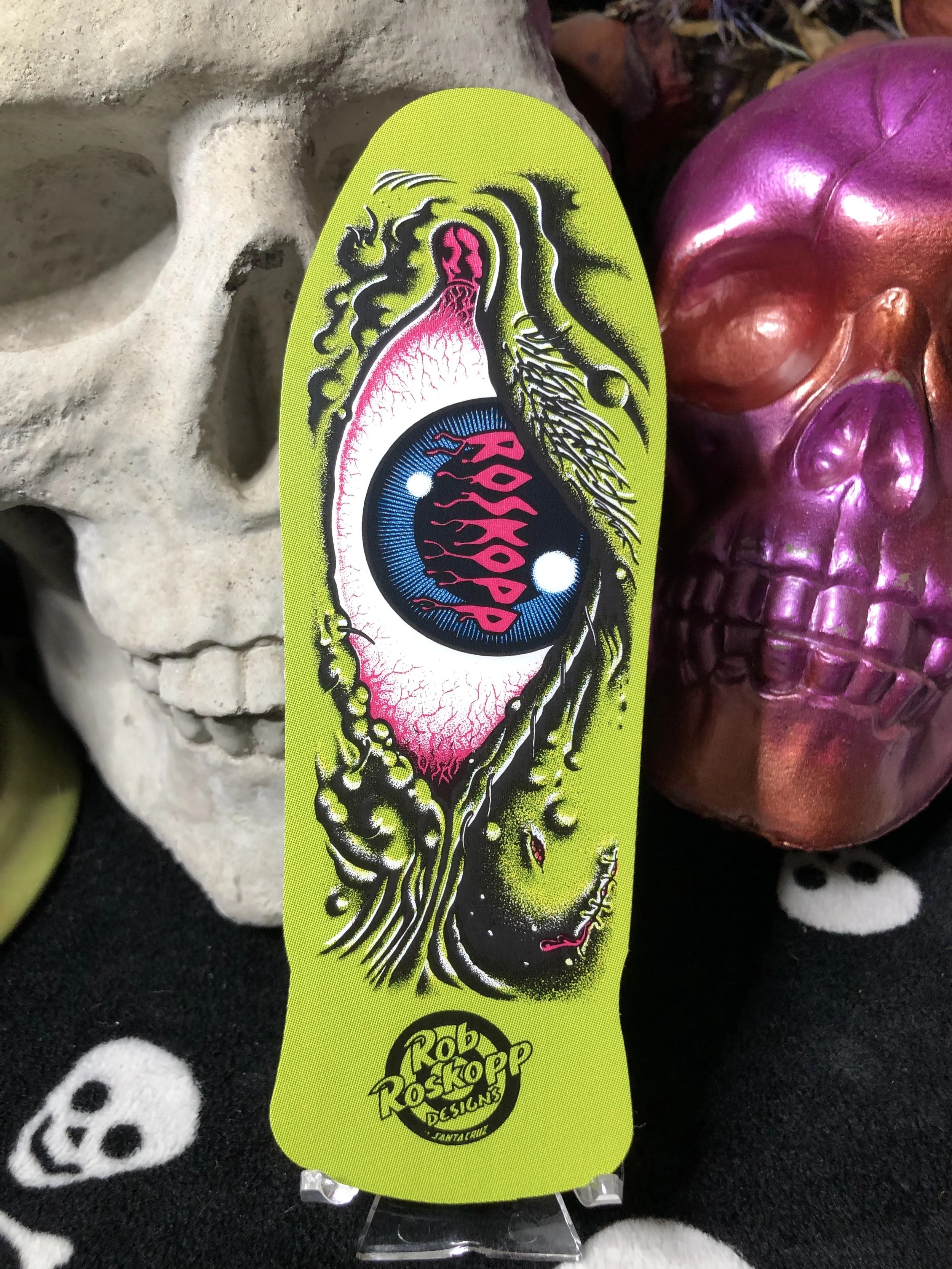 SANTA CRUZ~ ROSKOPP EYEBALL STICKER — DEATHGEAR PRODUCTS SKATE SHOP