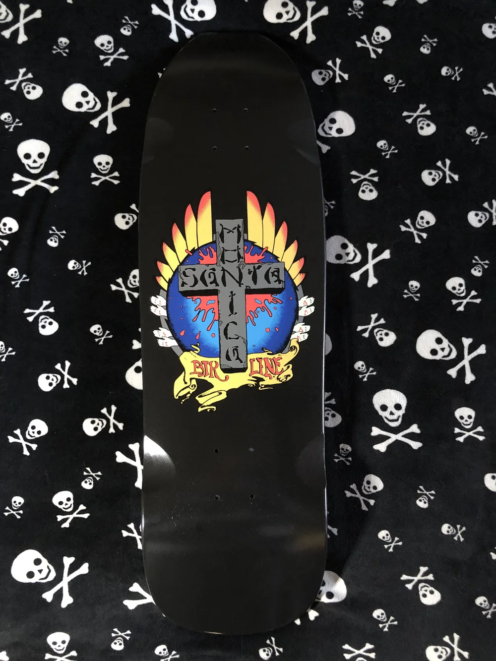 Santa Monica Airlines Girl On A Plane 9.5 Orange Skateboard Deck– Relief Skate Supply