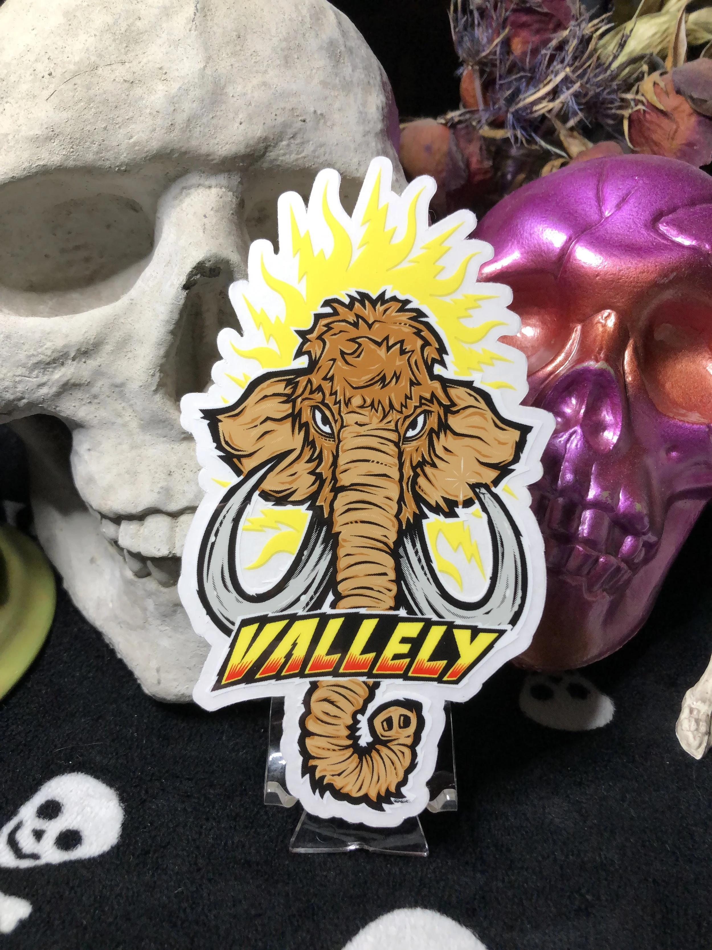 FARMHOUSE INDUSTRIES~ VALLELY MAMMOTH STICKER — DEATHGEAR PRODUCTS ...