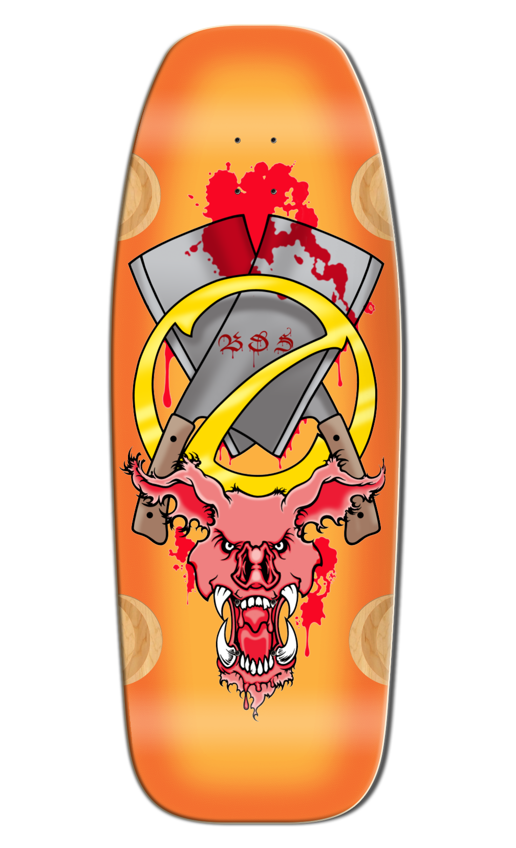 BULLDOG SKATES SERIES 2 X MADRID ORANGE EVIL PIG