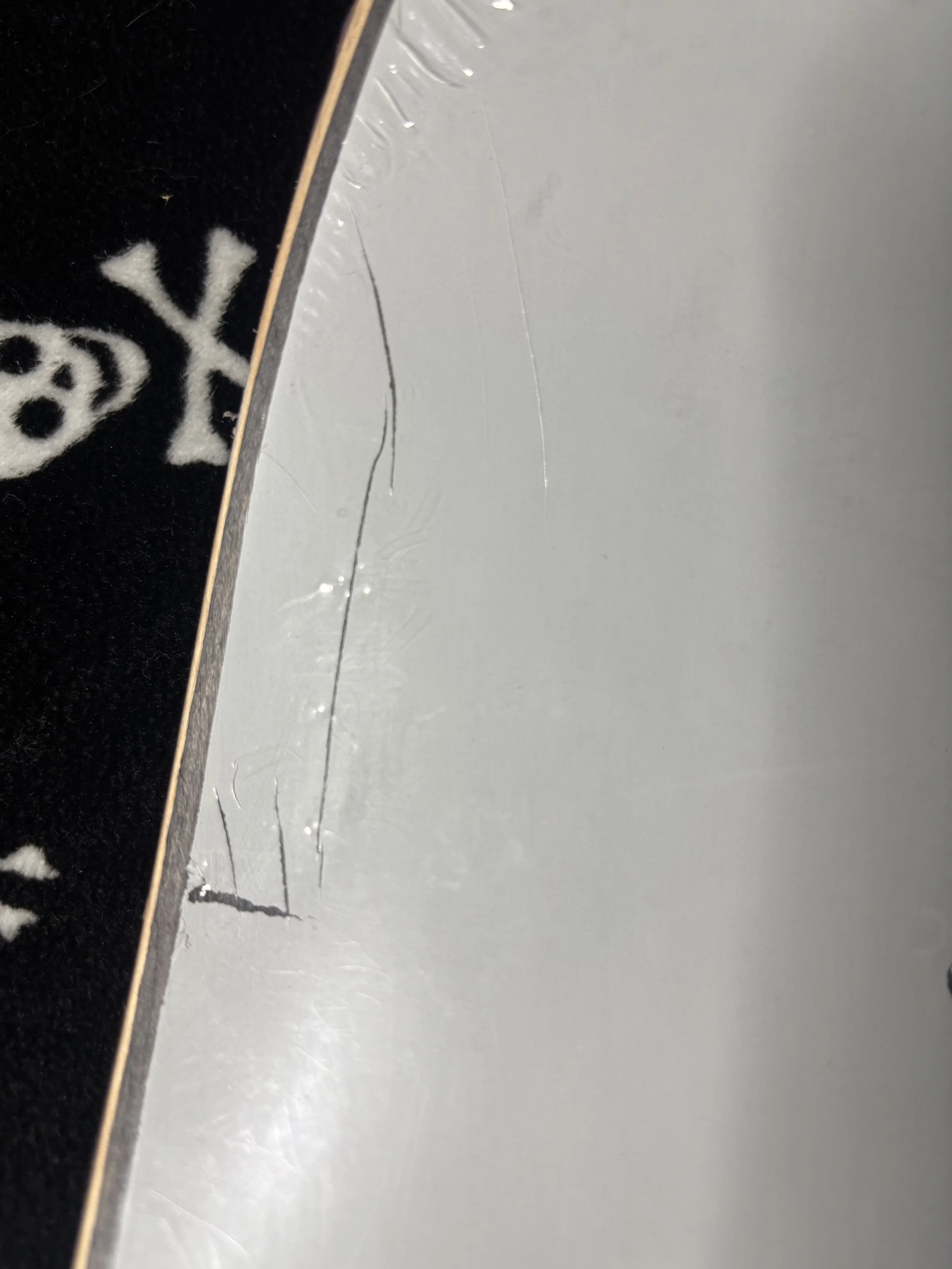 BRAND-X~ BLEMISHED TRUITT SKATES STREET EGG SKATEBOARD DECK #1