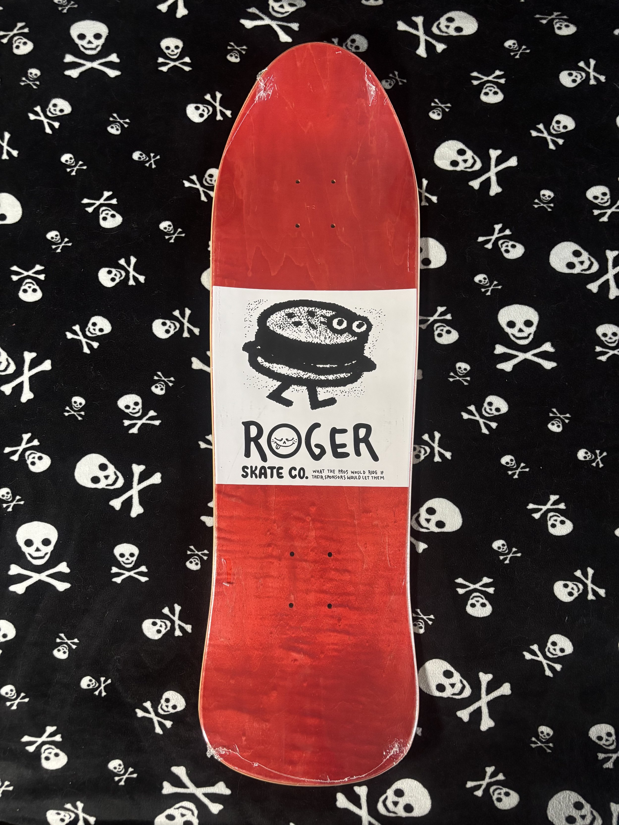 ROGER~ TEAM WEED AND COBRAS SHAPED SKATEBOARD DECK