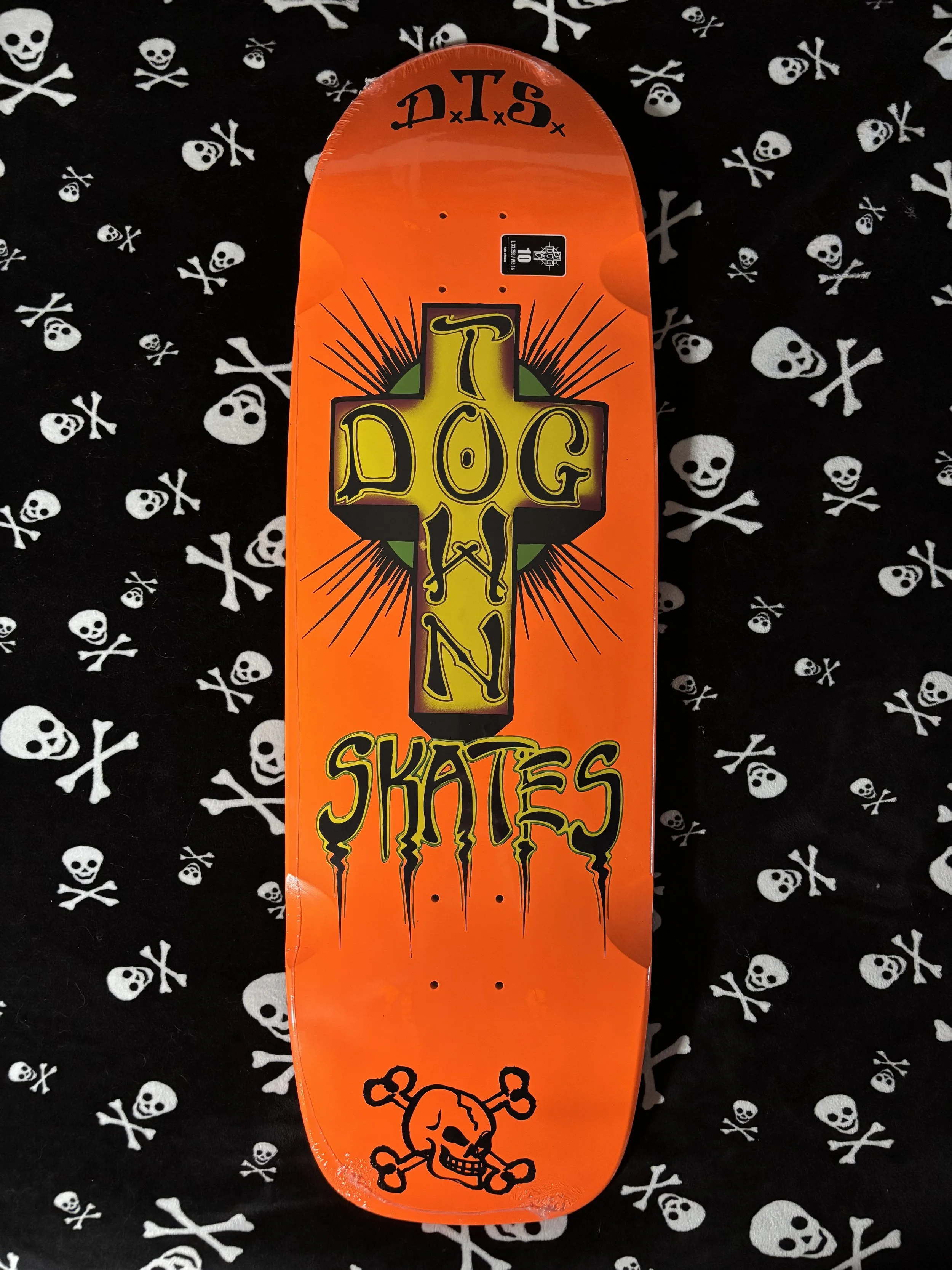 BLEMISHED DOGTOWN~ BIGGEST BOY ORANGE SKATEBOARD DECK