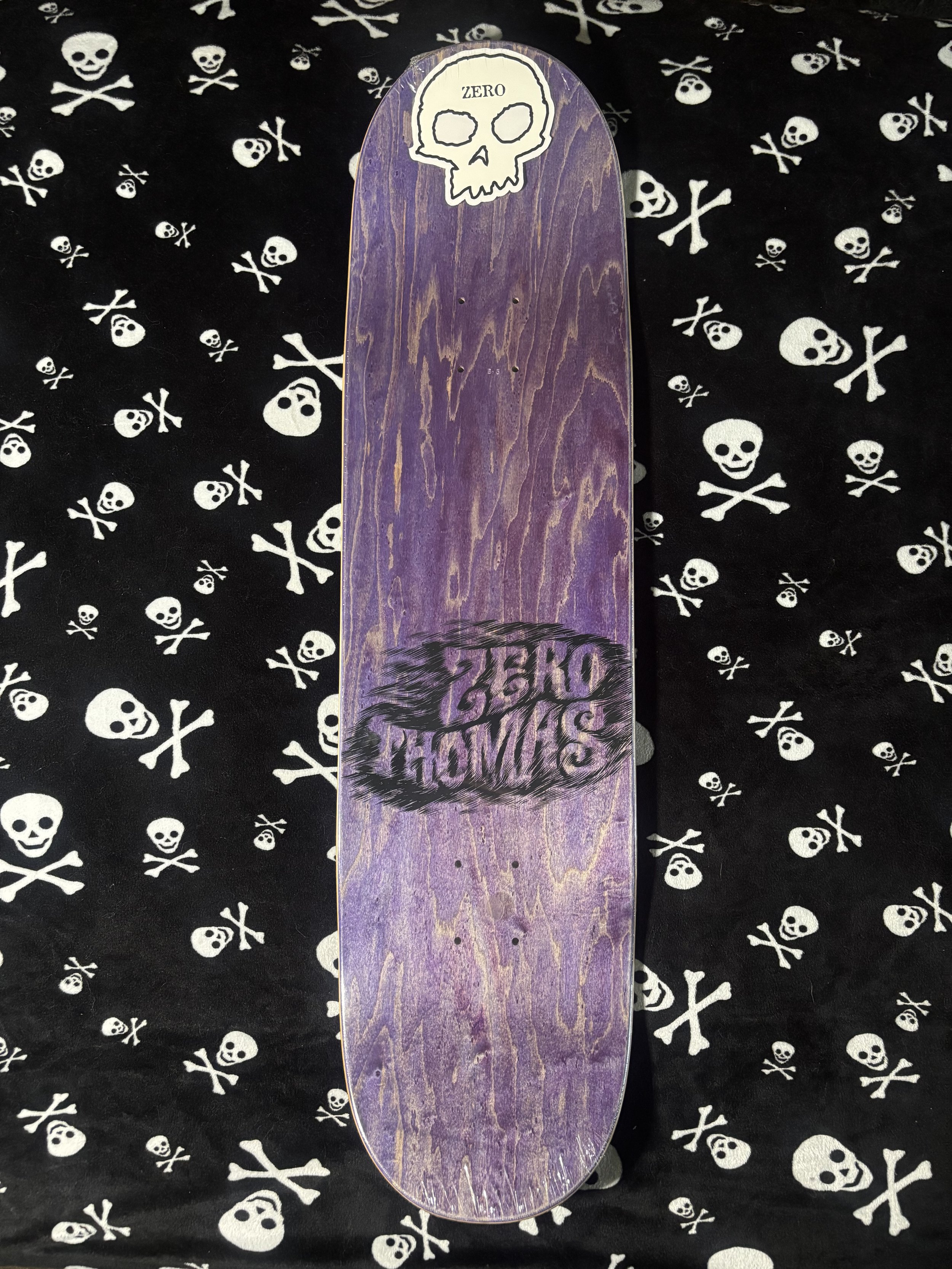 ZERO~ THOMAS OCTOPUS BLUE HOLOGRAPHIC FOIL SKATEBOARD DECK