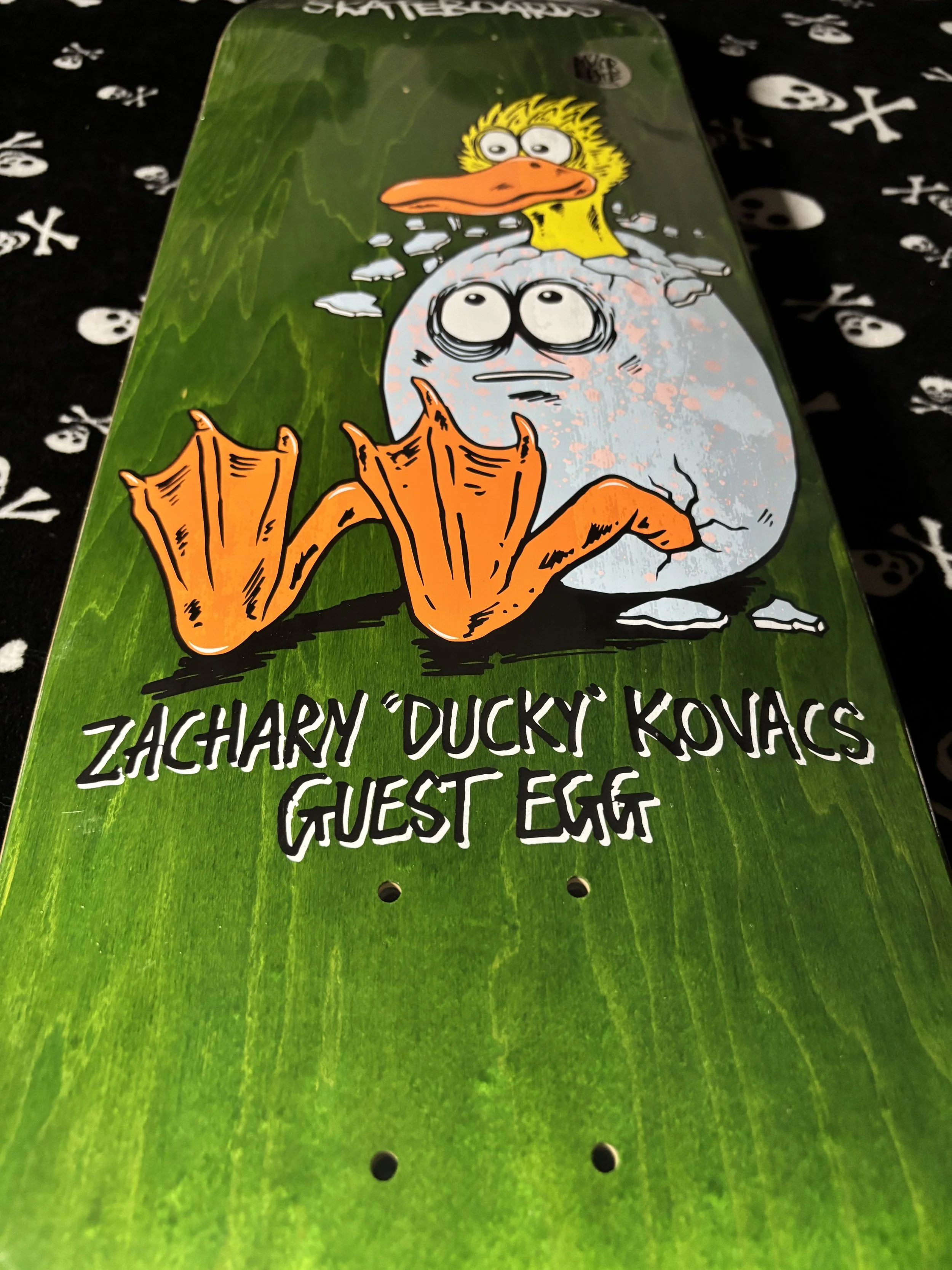 HEROIN~ ZACHARY "DUCKY" KOVACS GUEST MODEL SKATEBOARD DECK