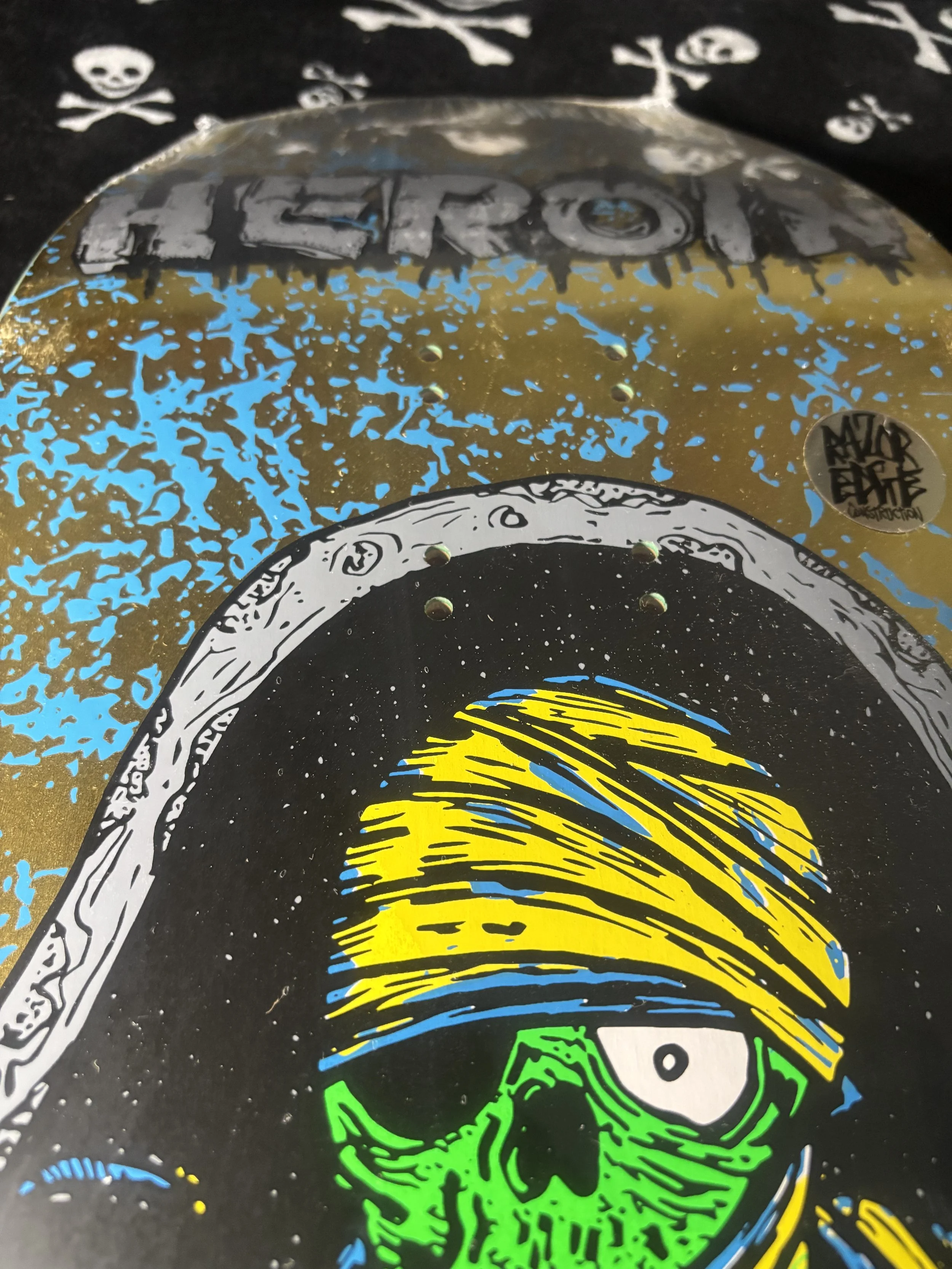 HEROIN~ DEAD DAVE KO2 MUMMY SKATEBOARD DECK