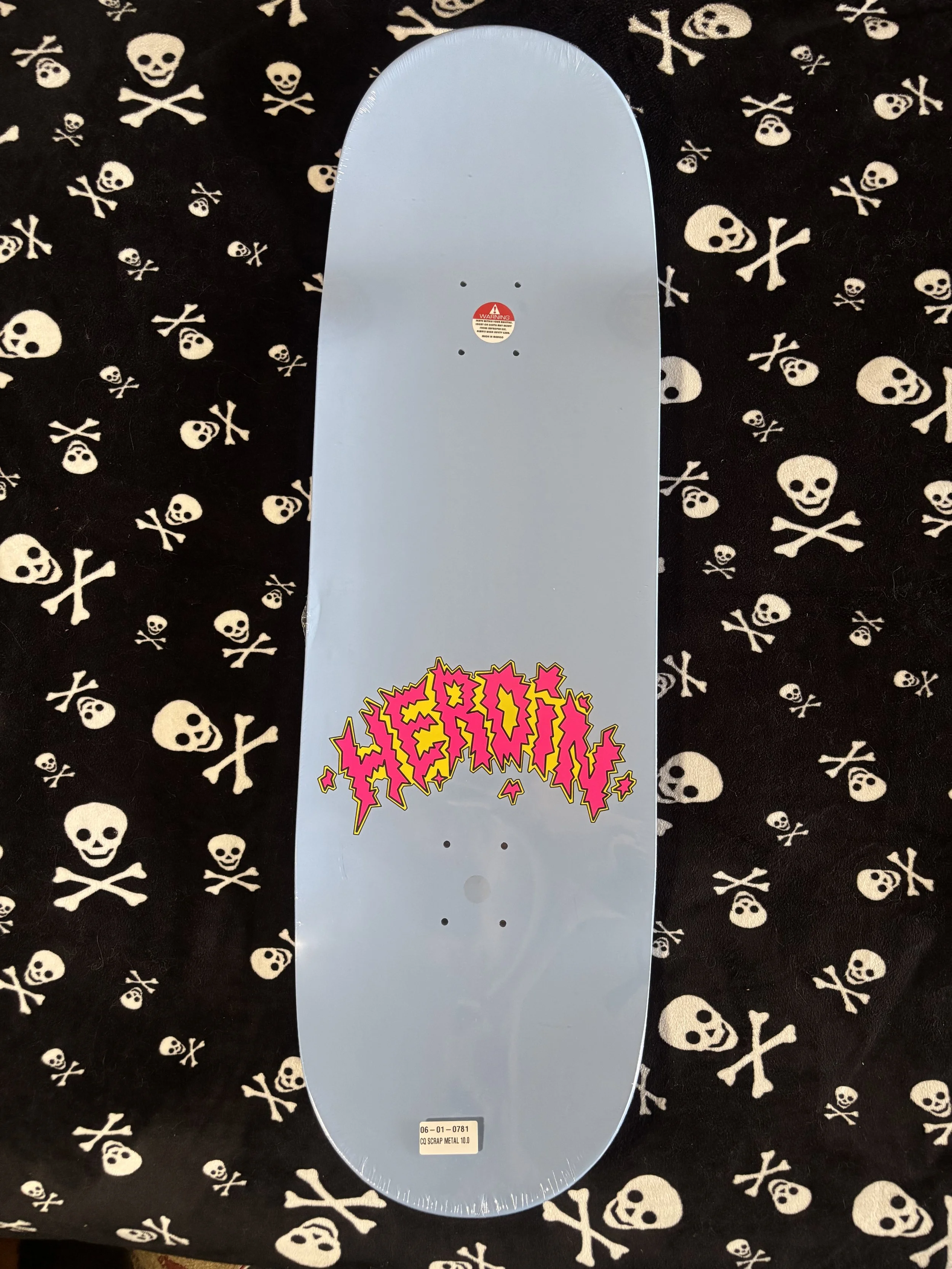HEROIN~ CRAIG QUESTIONS SCOTT SCRAP METAL SKATEBOARD DECK