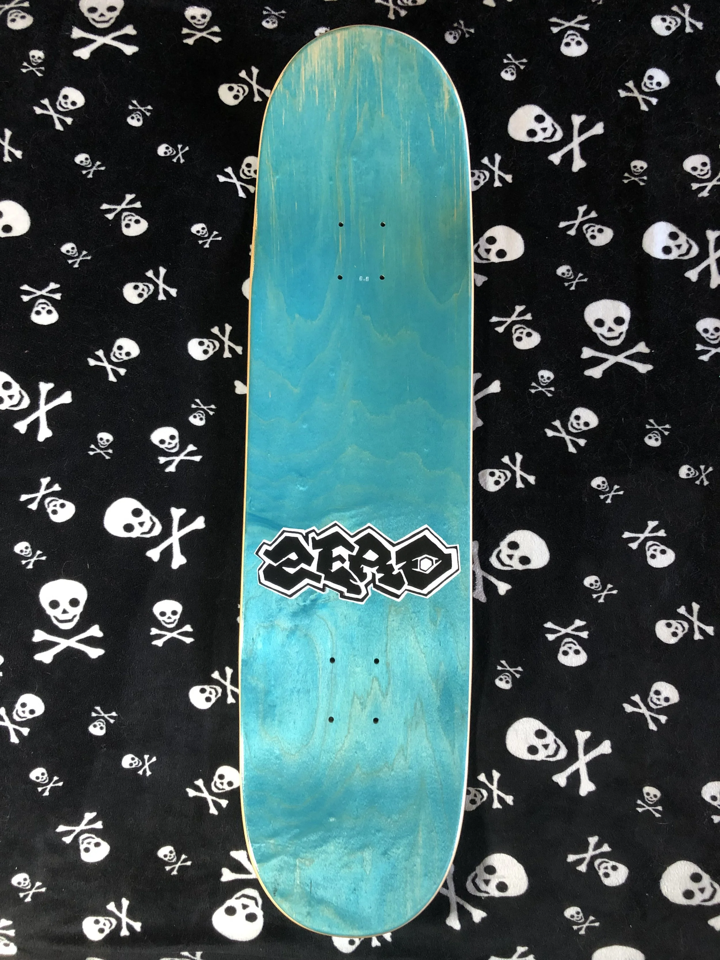 ZERO~ SUMMERS UN-HUMAN HAND SCREENED SKATEBOARD DECK