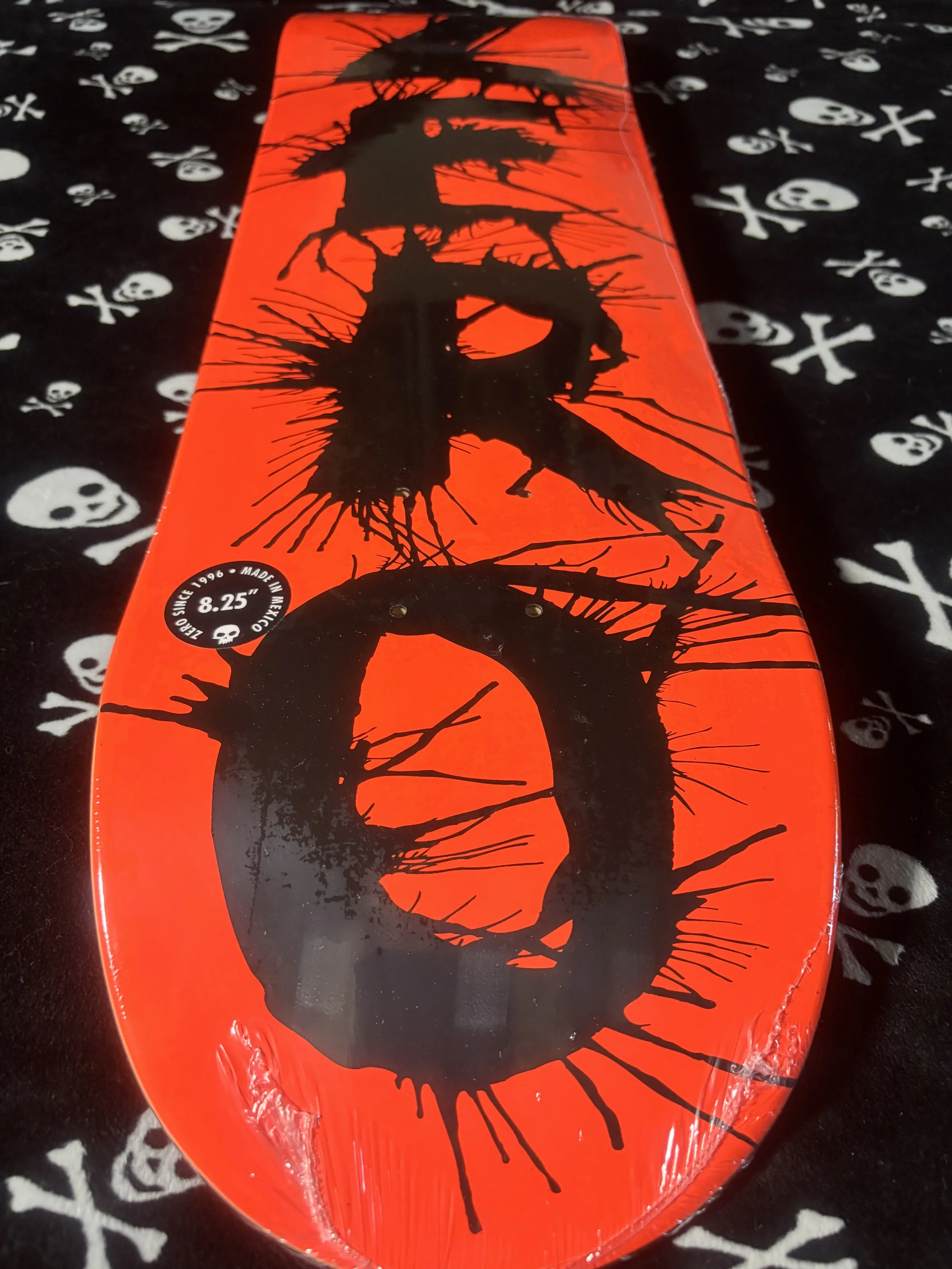 ZERO~ DISORDER 30 YEAR REISSUE BLACK DIP / ORANGE SKATEBOARD DECK