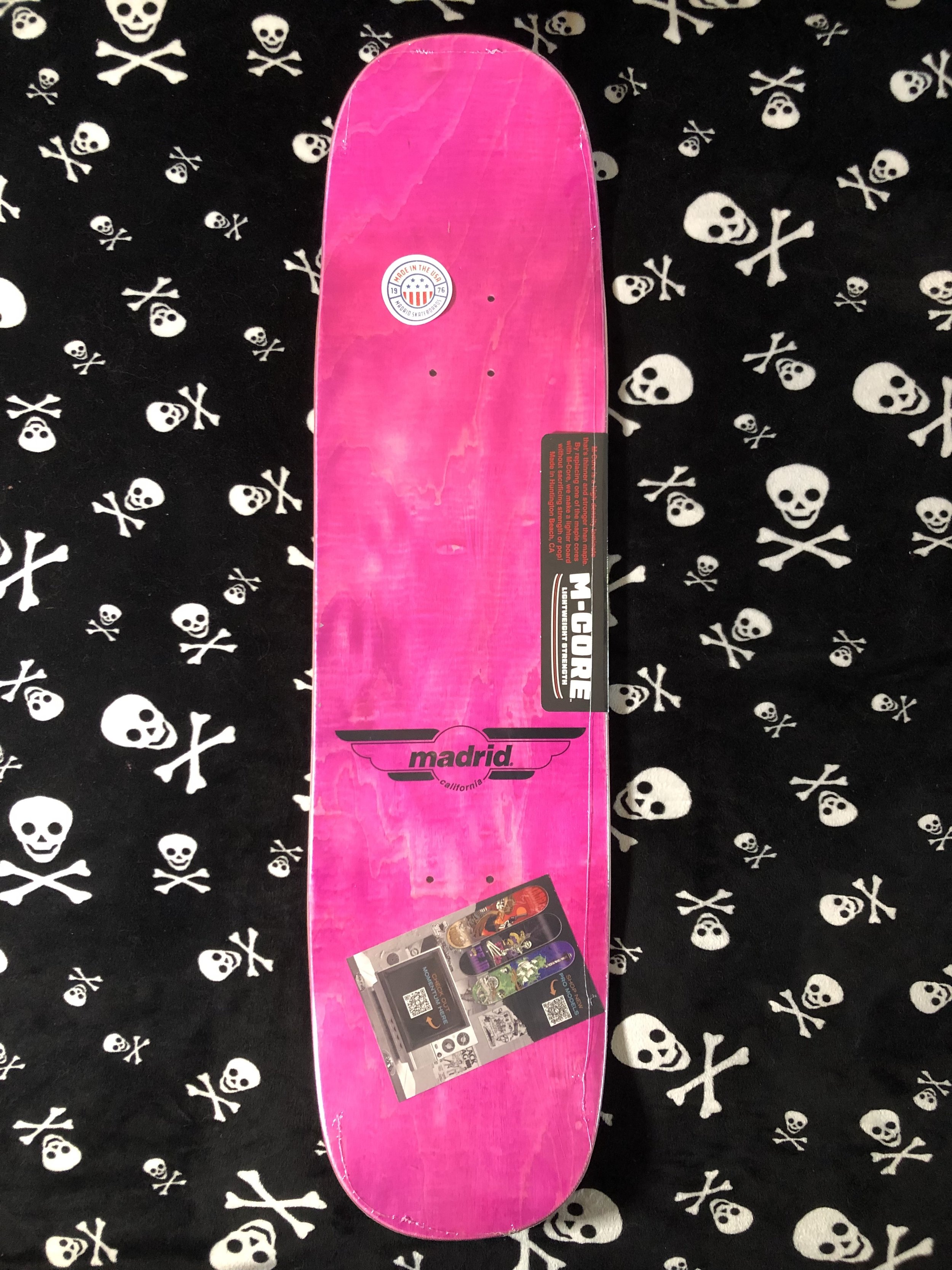MADRID~ MIKE BERDIS PRO SKATEBOARD DECK 8.5" X 32"