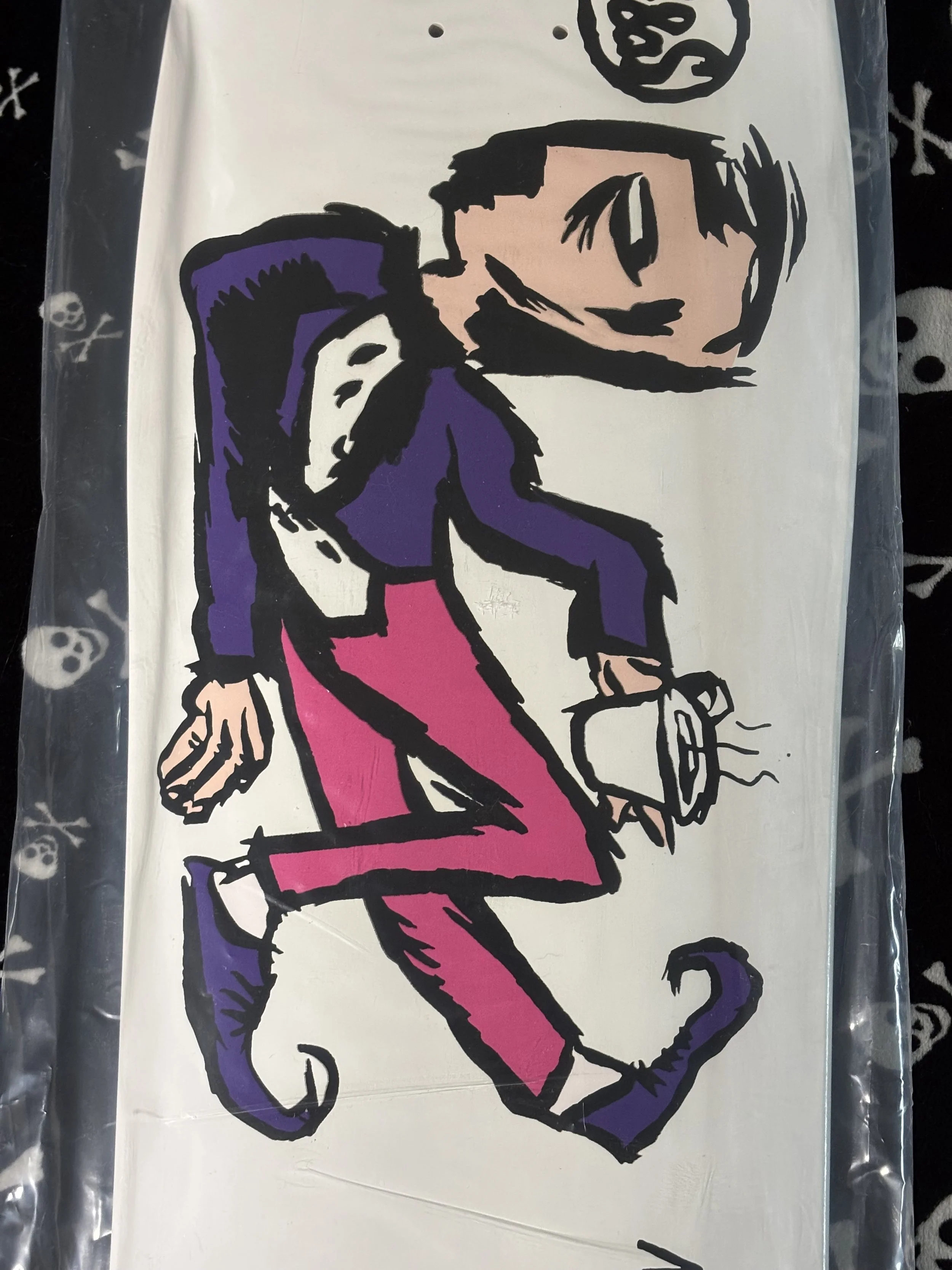 G & S~ NIEL BLENDER COFFEE BREAK MODIFIED 80'S SHAPE SKATEBOARD DECK