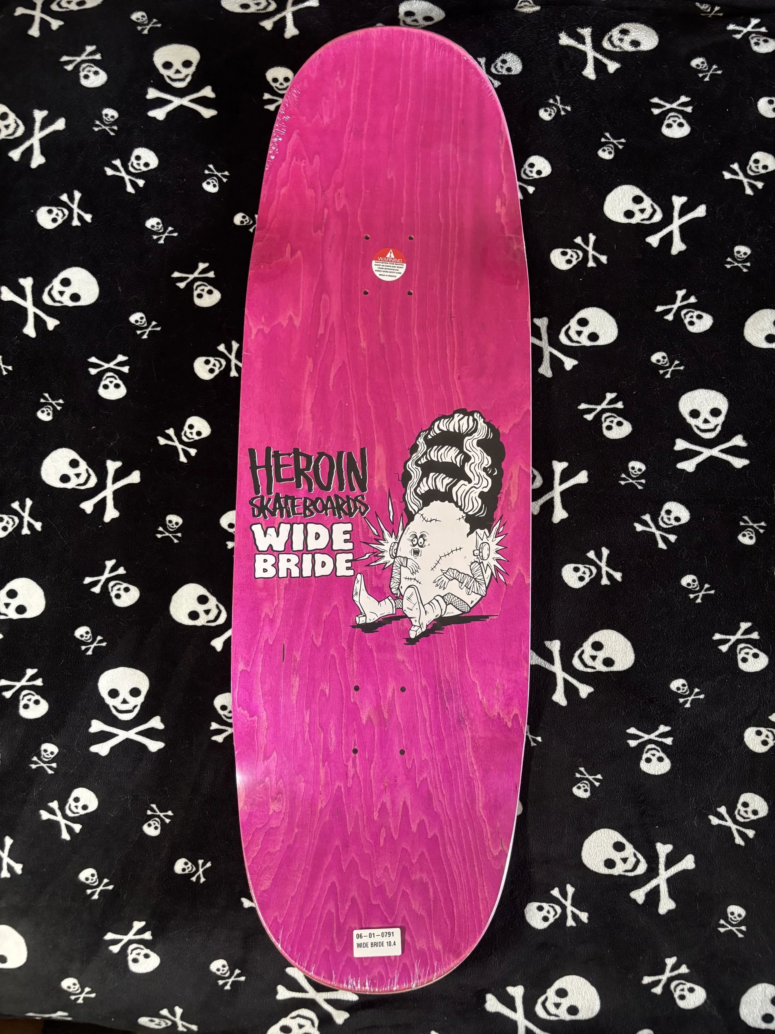 HEROIN~ WIDE BRIDE SKATEBOARD DECK