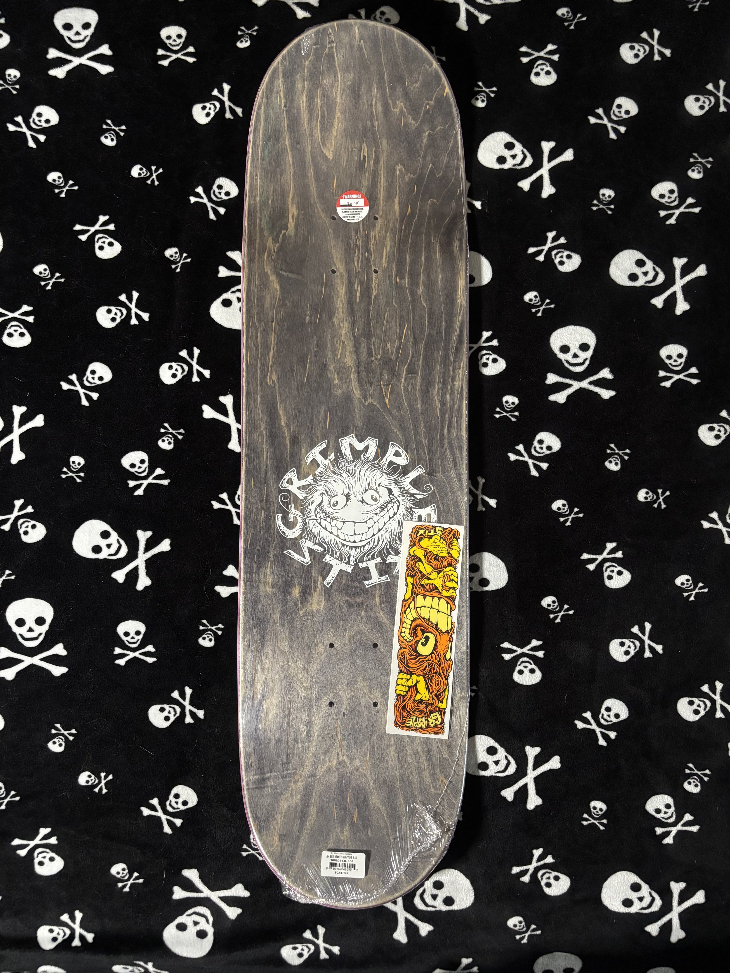 ANTI HERO~ HEWITT GRIMPLESTIX GRYPTIDS SKATEBOARD DECK