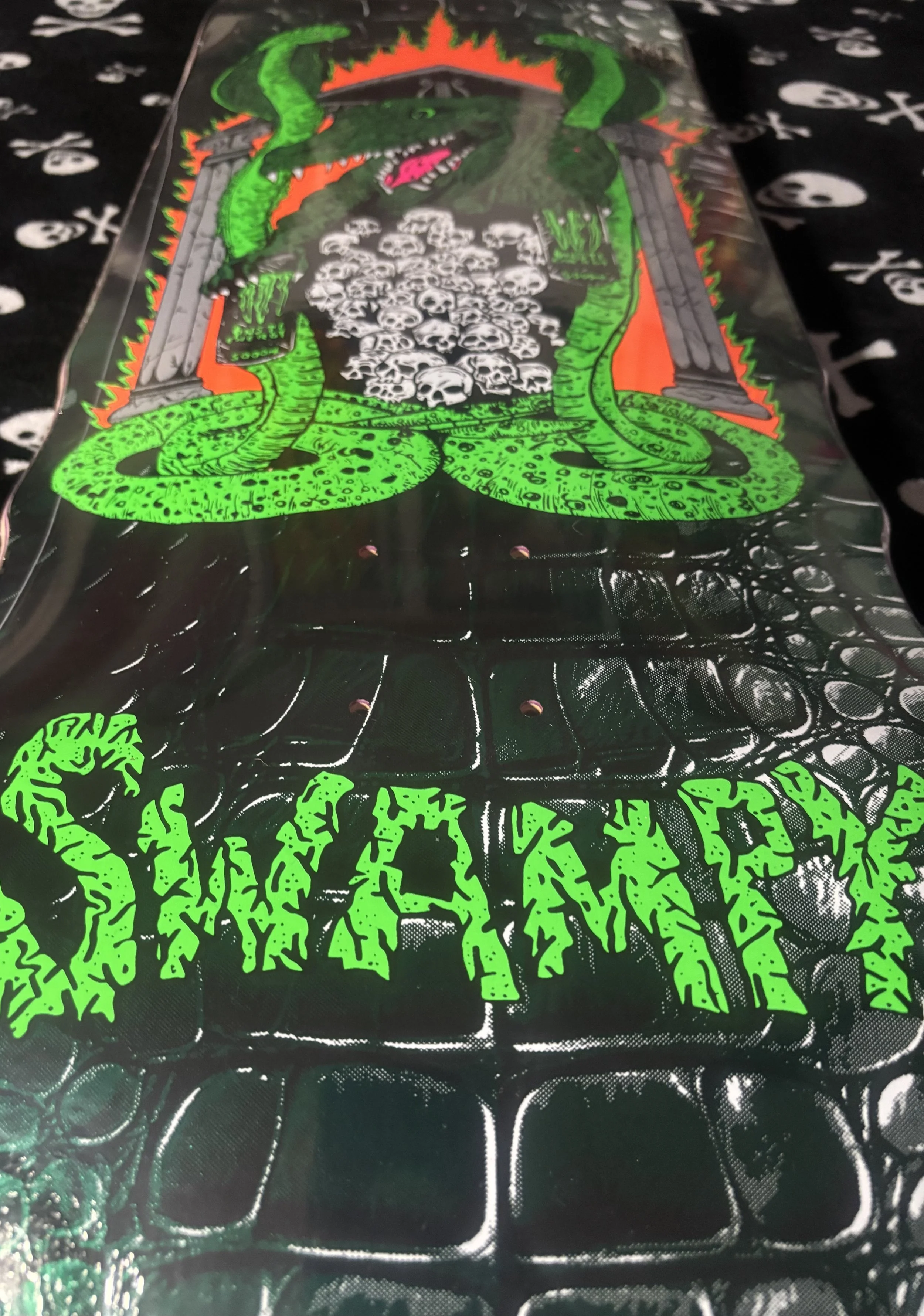 HEROIN~ SWAMPY KNOCKOFF SKATEBOARD DECK