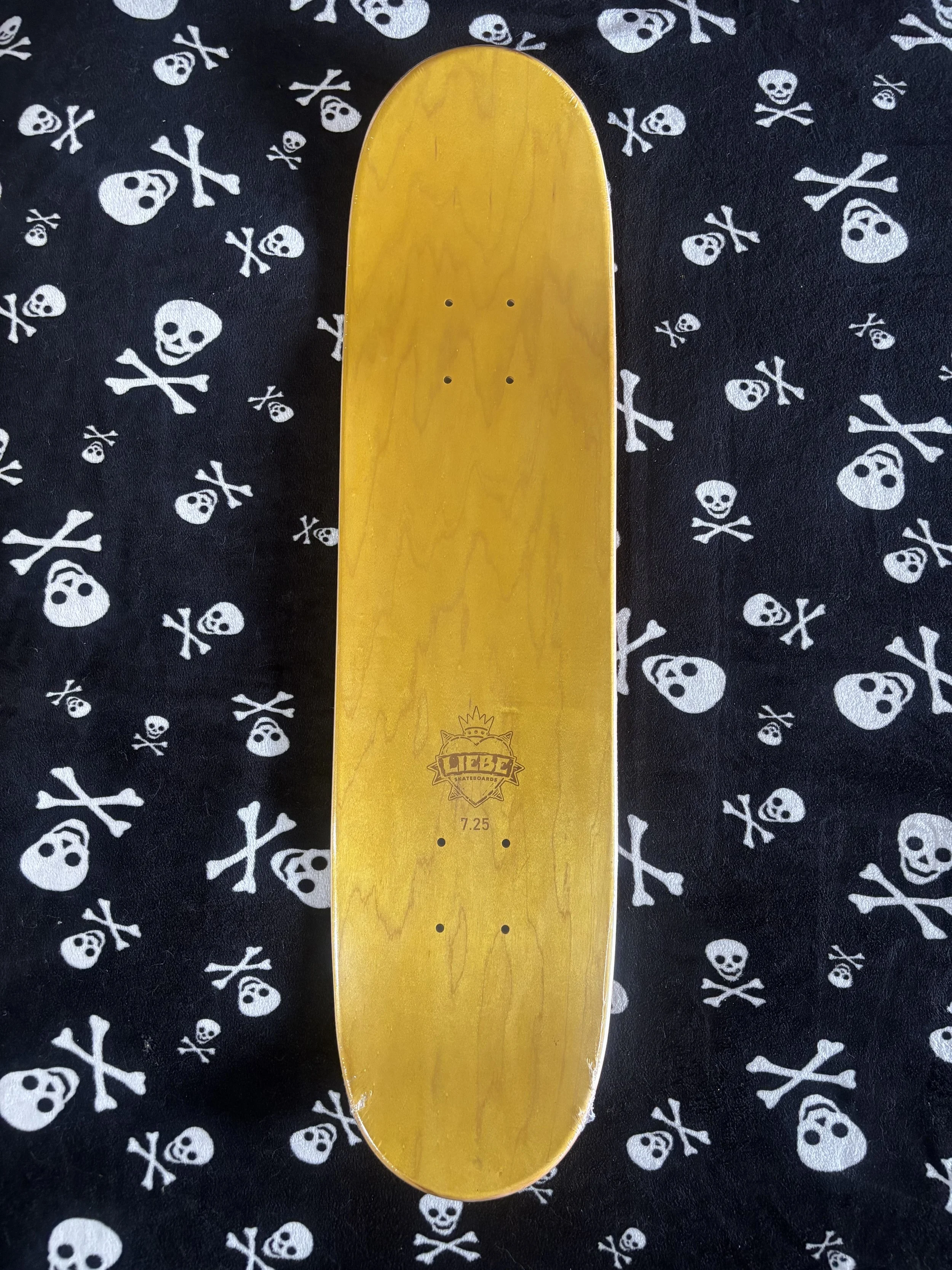 LIEBE~ GROM SQUAD ORANGE NEON DRAGON SKATEBOARD DECK