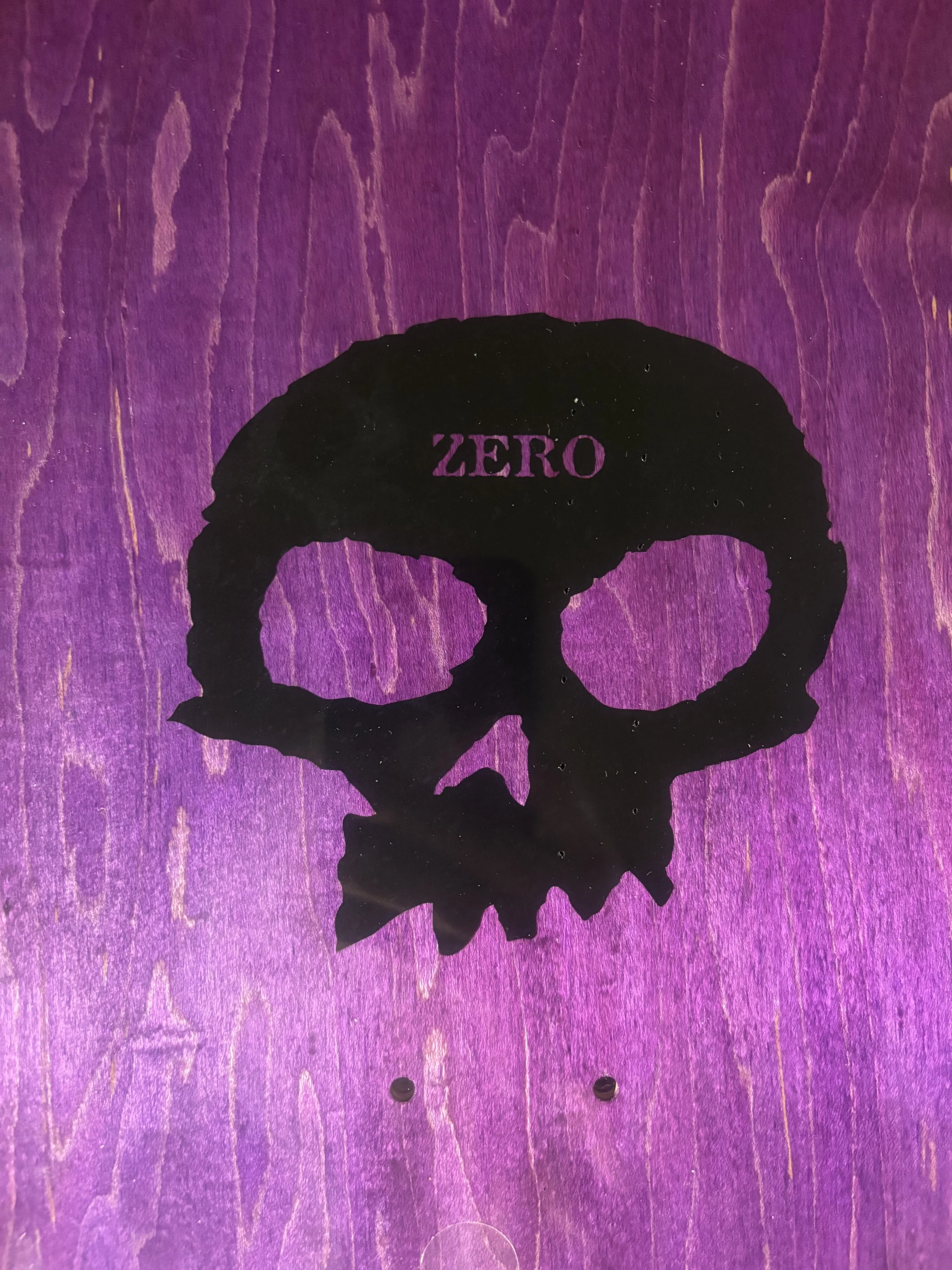 ZERO~ 3 SKULL FLAMES SKATEBOARD DECK