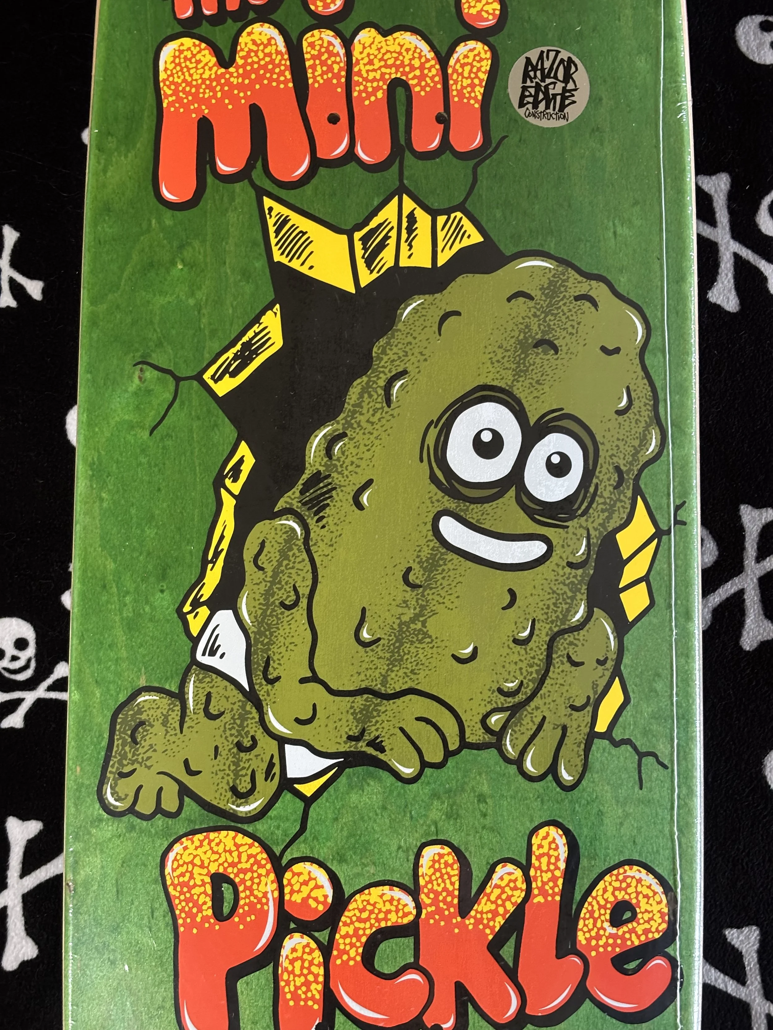 HEROIN~ THE MINI PICKLE SKATEBOARD DECK