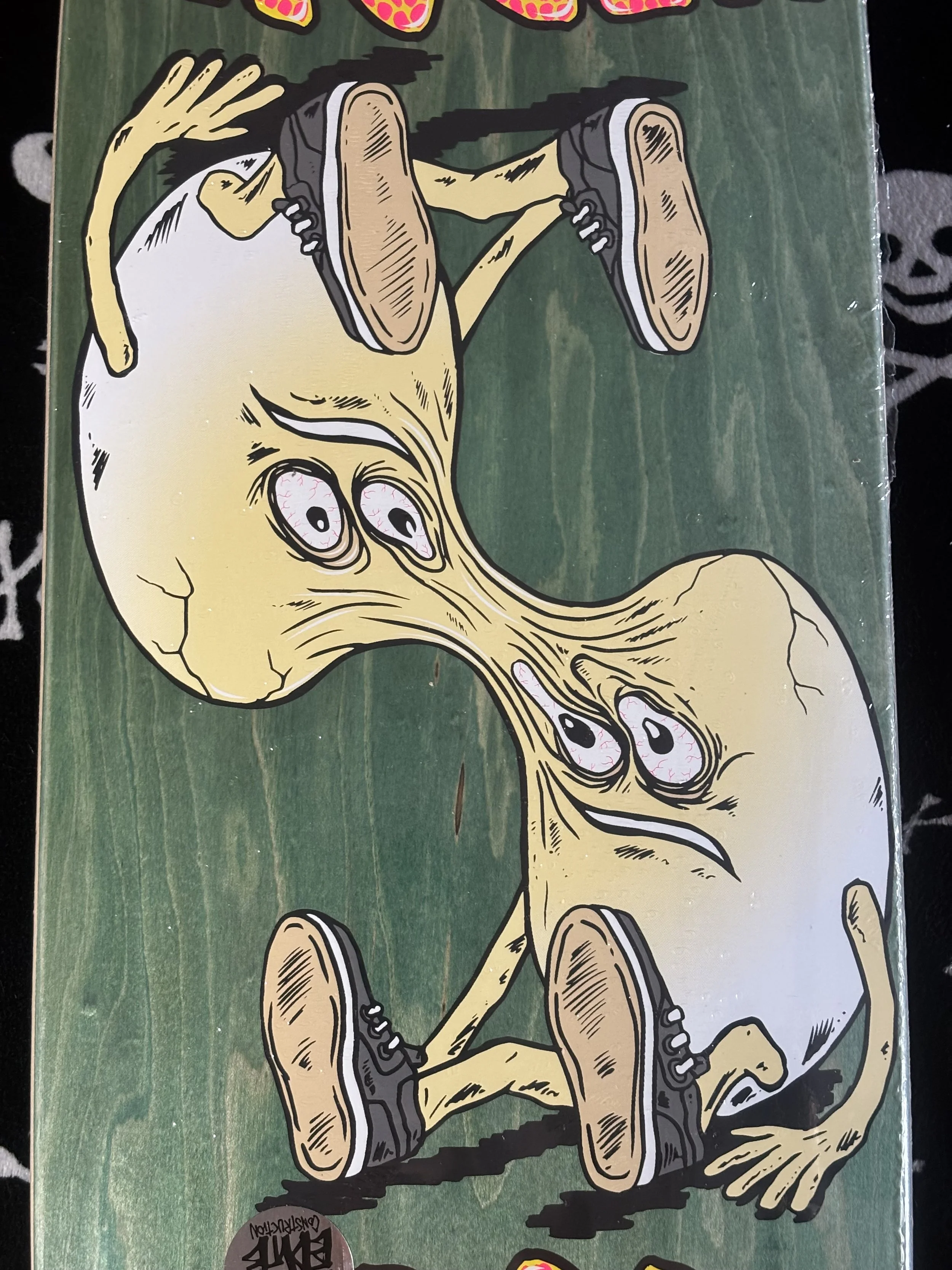 HEROIN~ TEAM MERGED EGG SHAPED SKATEBOARD DECK