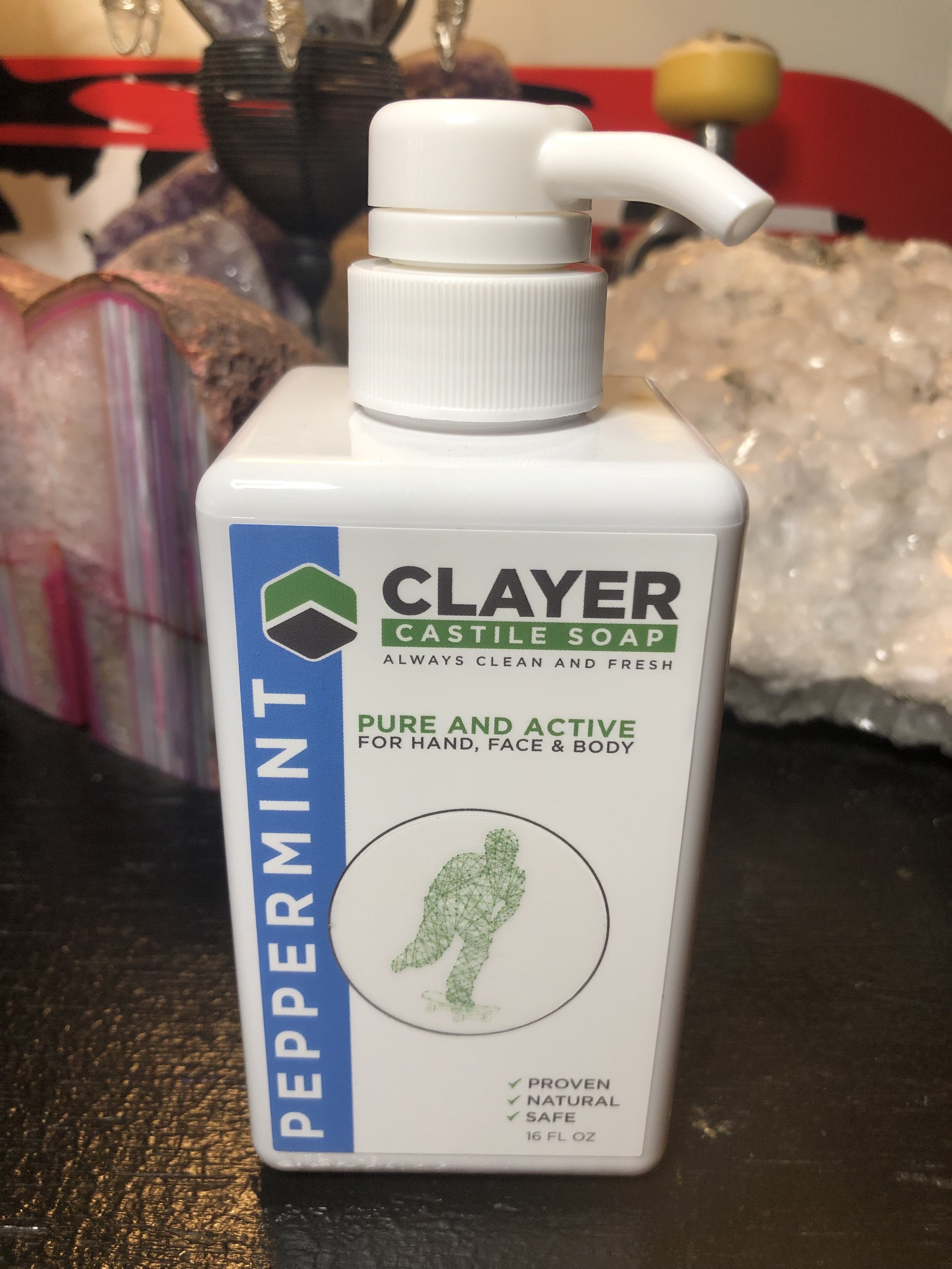 CLAYER ACTIVE LIFESTYLE~ HAND SOAP PEPPERMINT