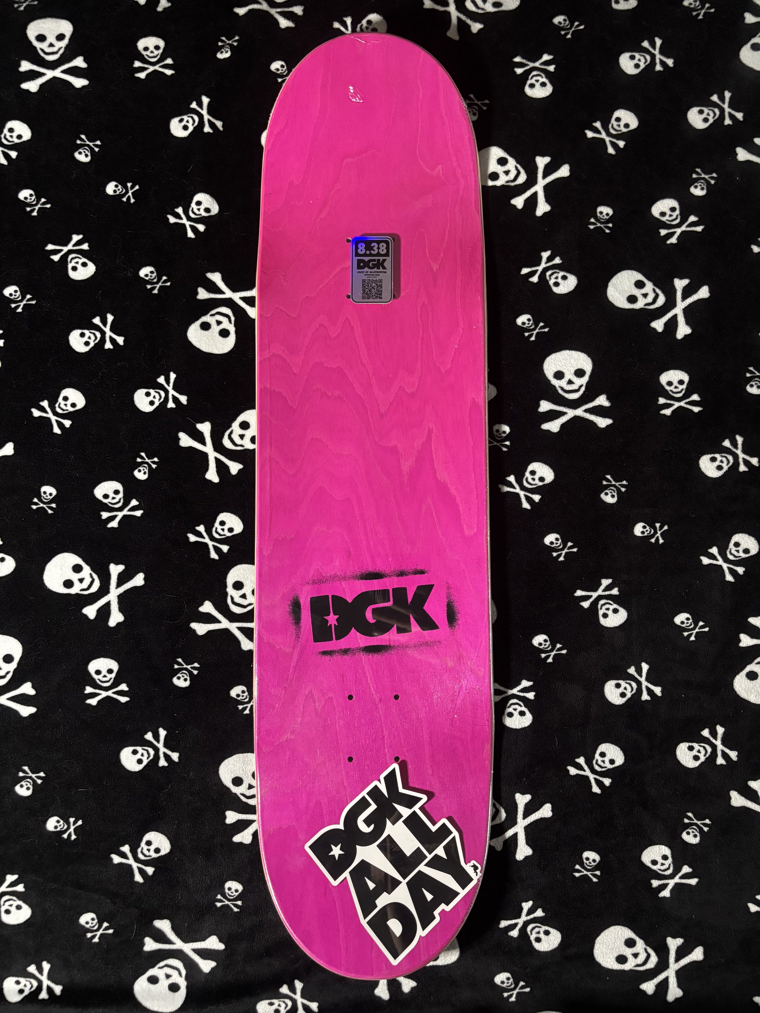 DGK~ ANCESTRY PURPLE EMBOSSED SKATEBOARD DECK 