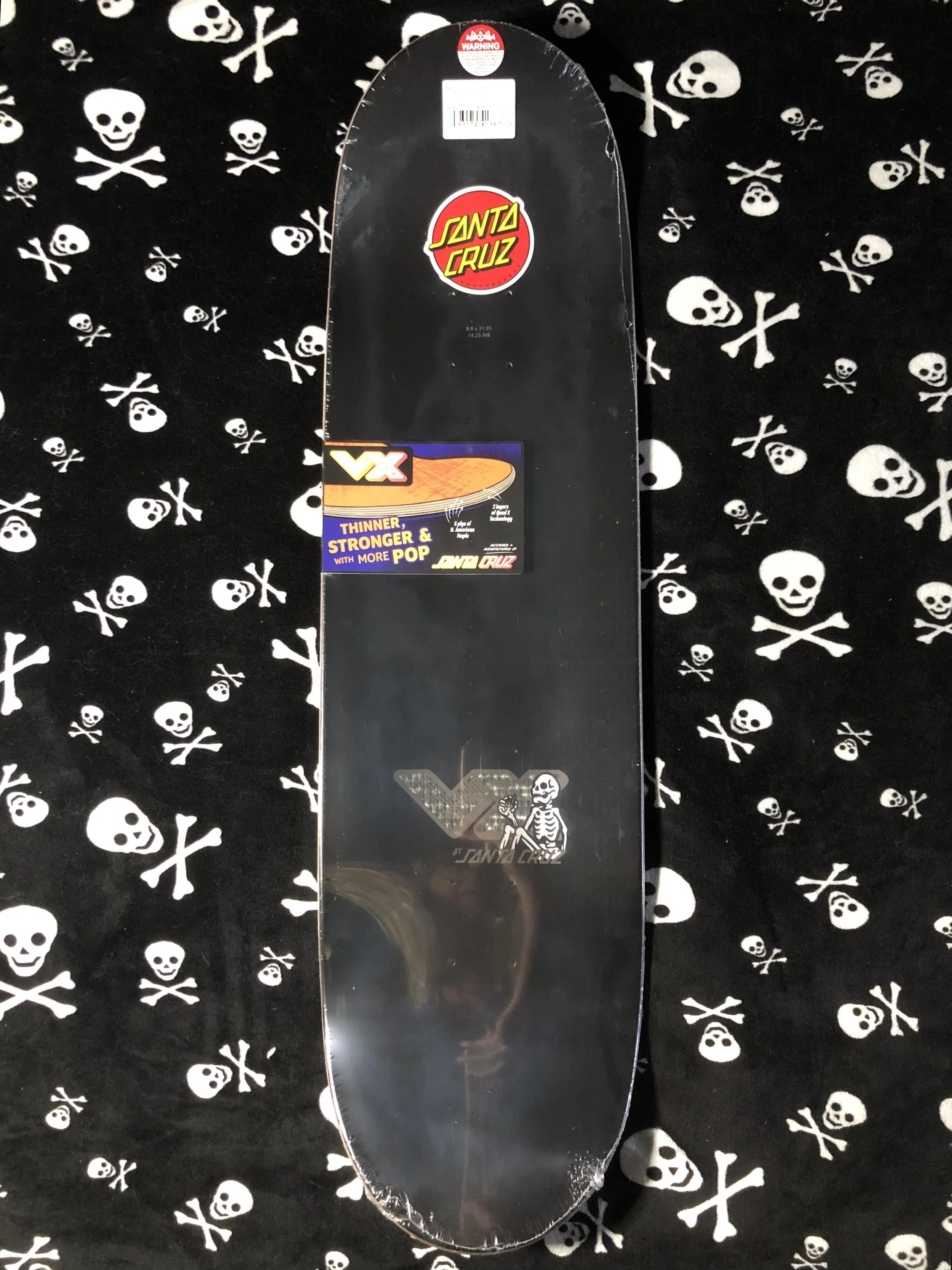 SANTA CRUZ~ WINKOWSKI DOPE PLANET VX CHROMESKATEBOARD DECK