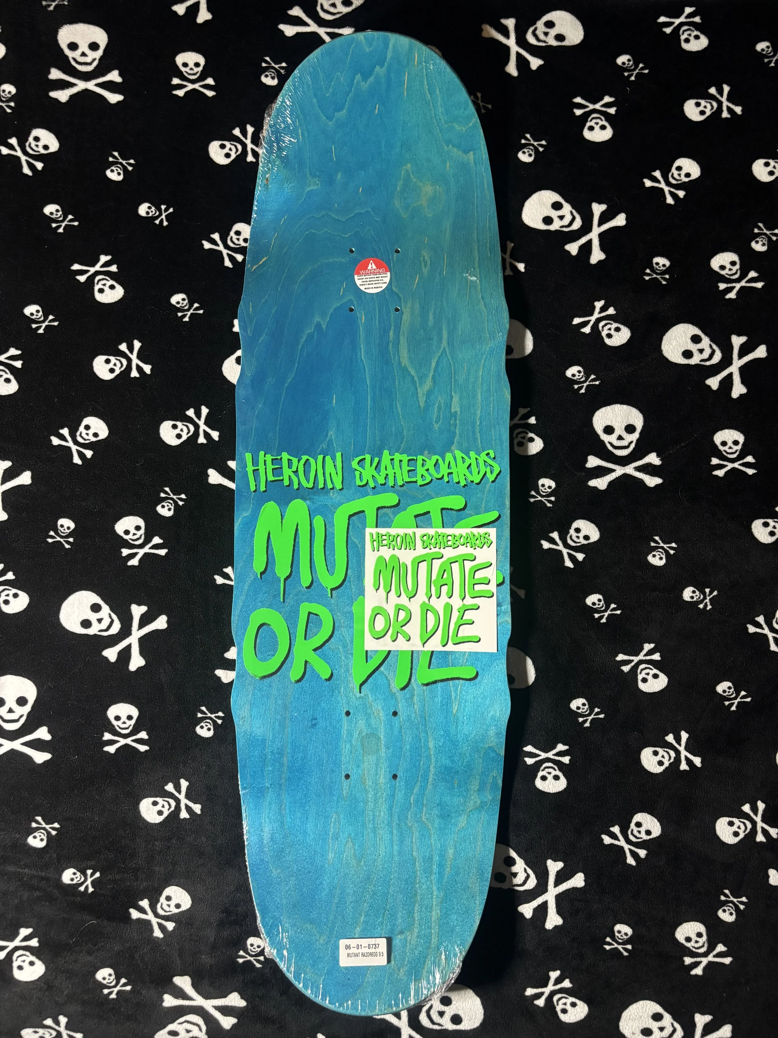HEROIN~ MUTANT RAZOR EGG SKATEBOARD DECK