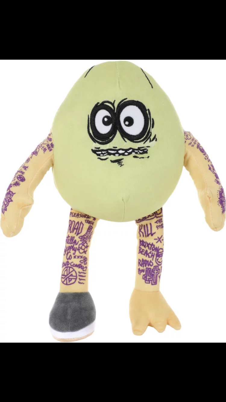 HEROIN SKATEBOARDS~ ROTTEN EGG PLUSH DOLL