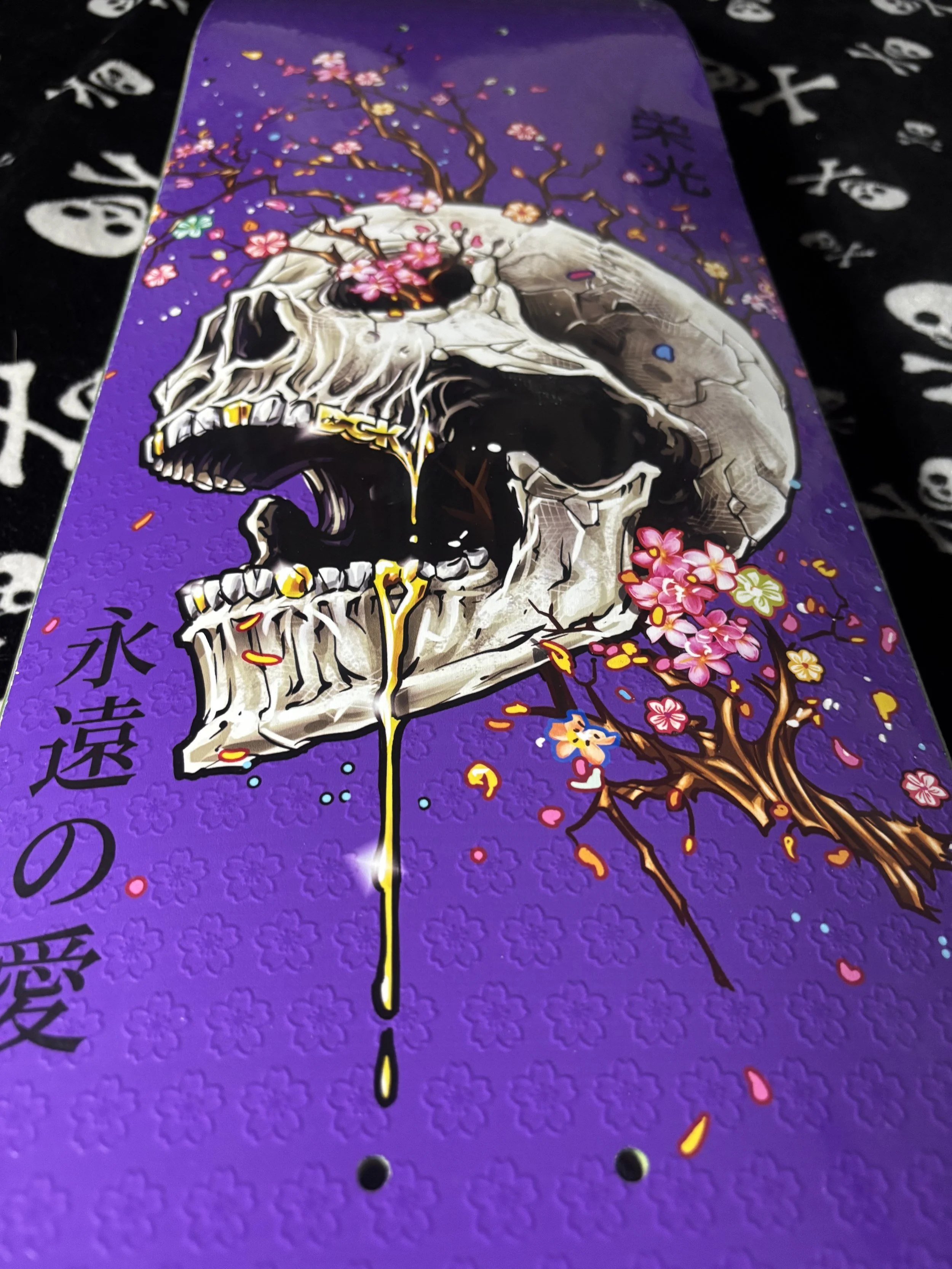 DGK~ ANCESTRY PURPLE EMBOSSED SKATEBOARD DECK 