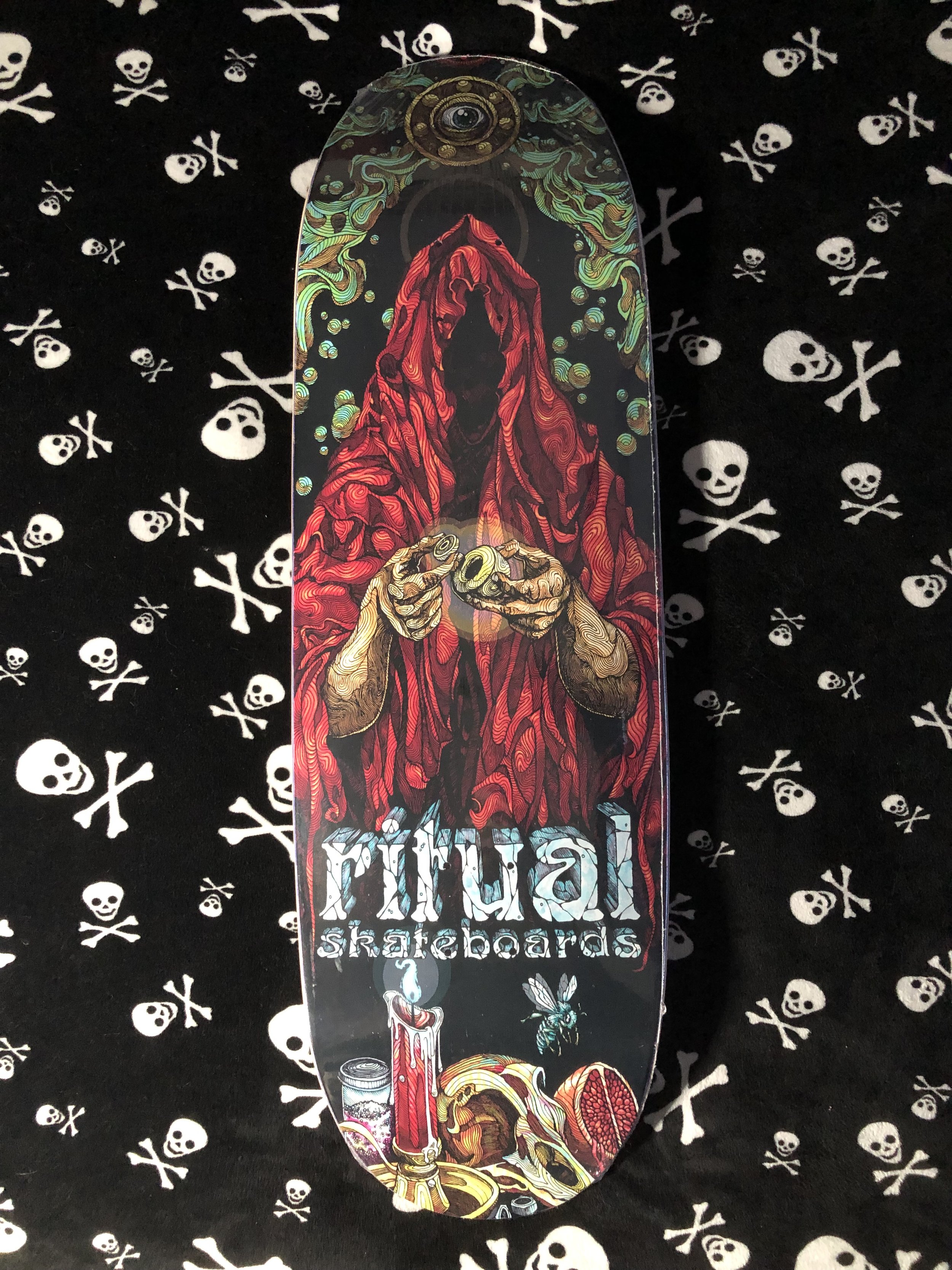 RITUAL~ LORD OF BEARING RED EGG SKATEBOARD DECK